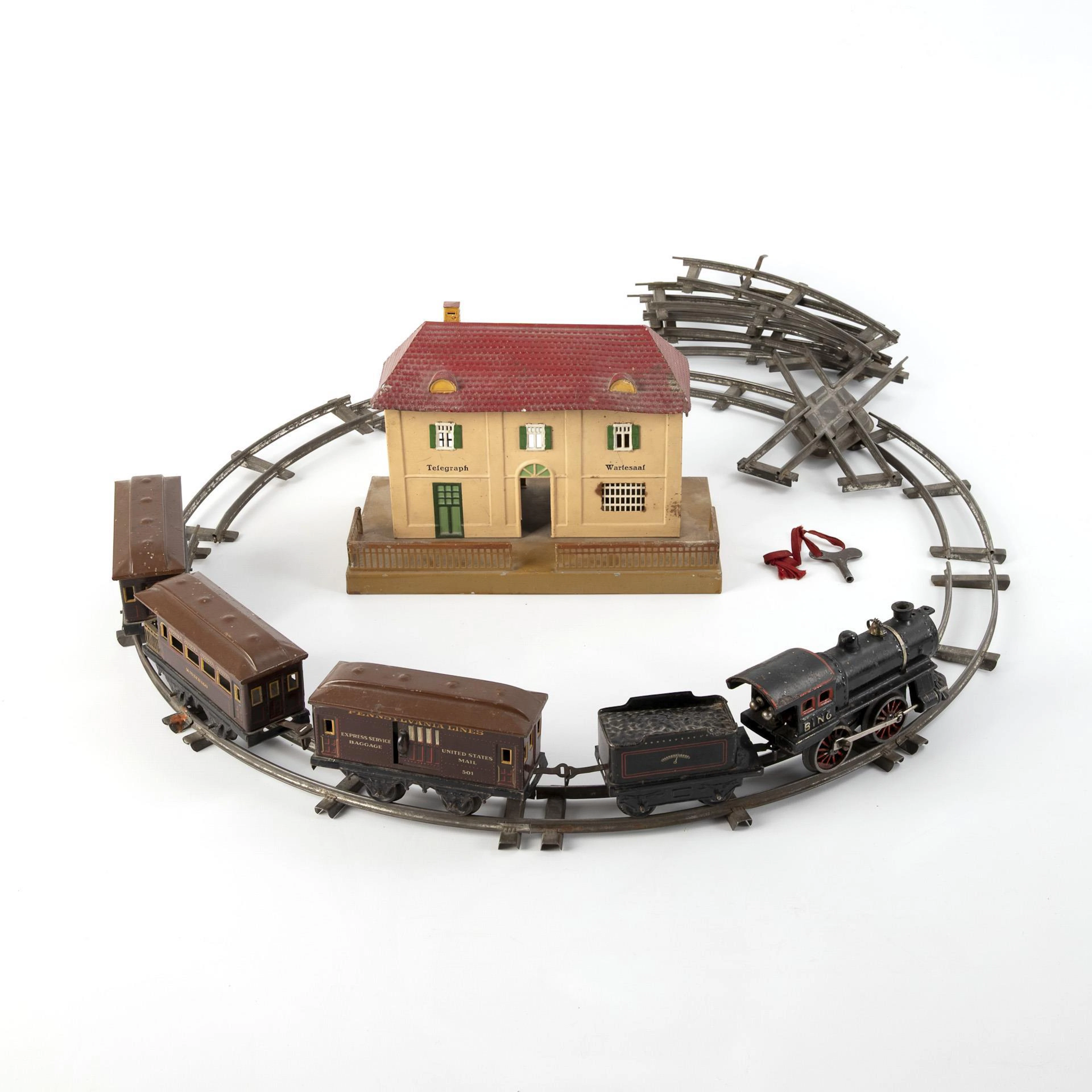 Railway set, track 0. Bing and Märklin.