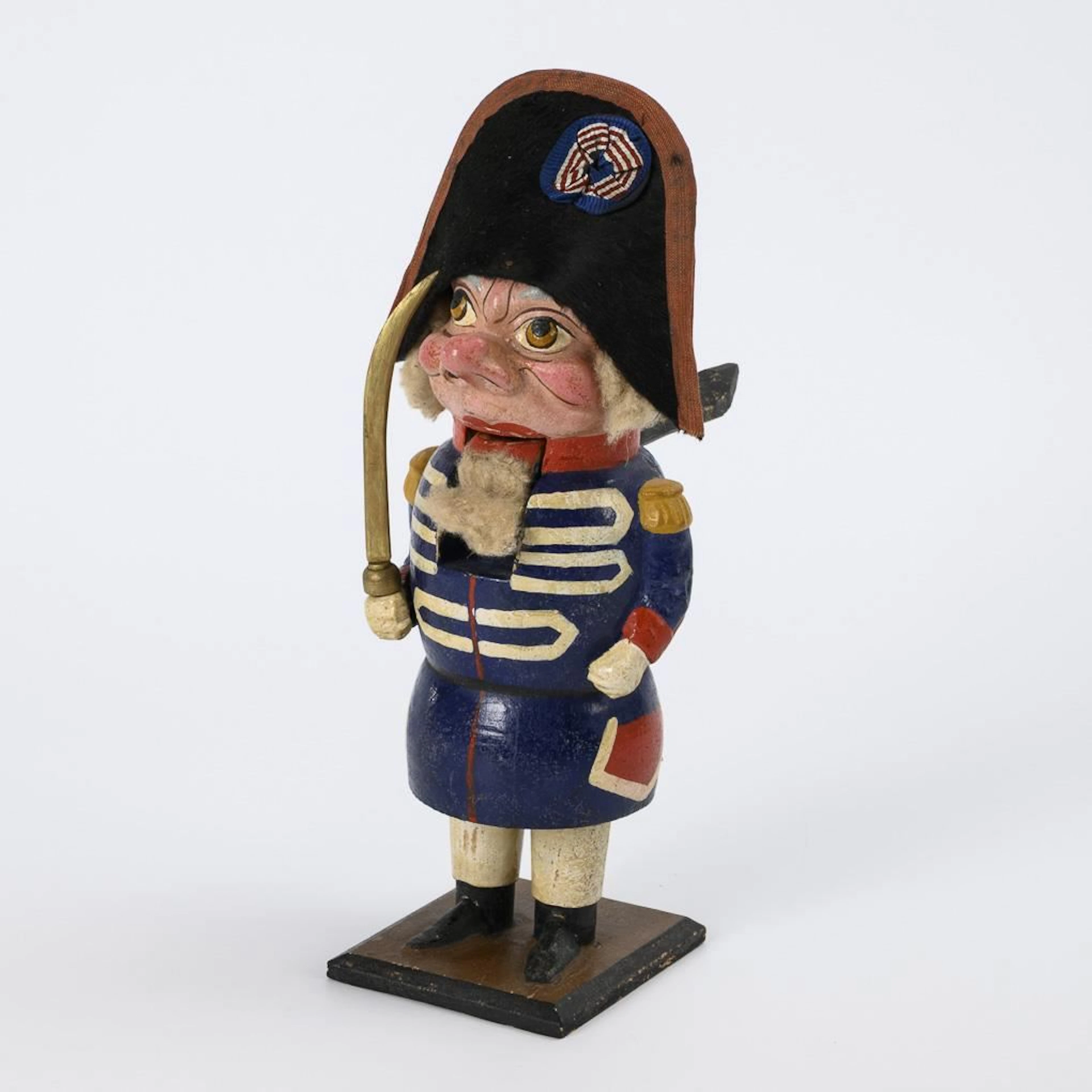 A rare, early nutcracker in the likeness of Napoleon.