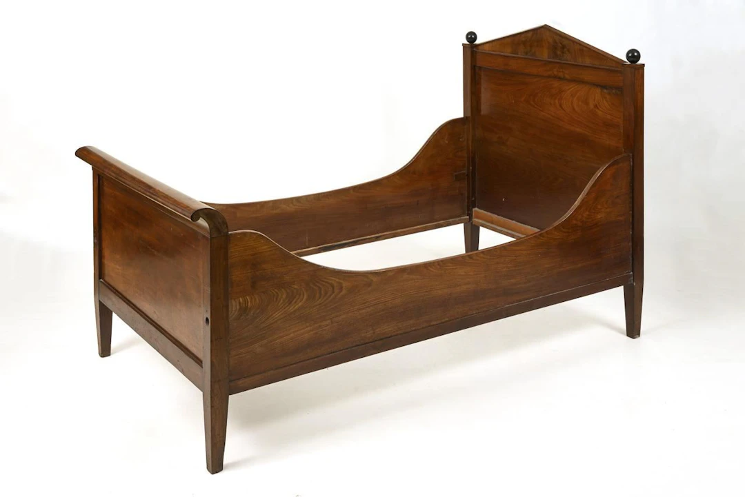 Biedermeier bed.