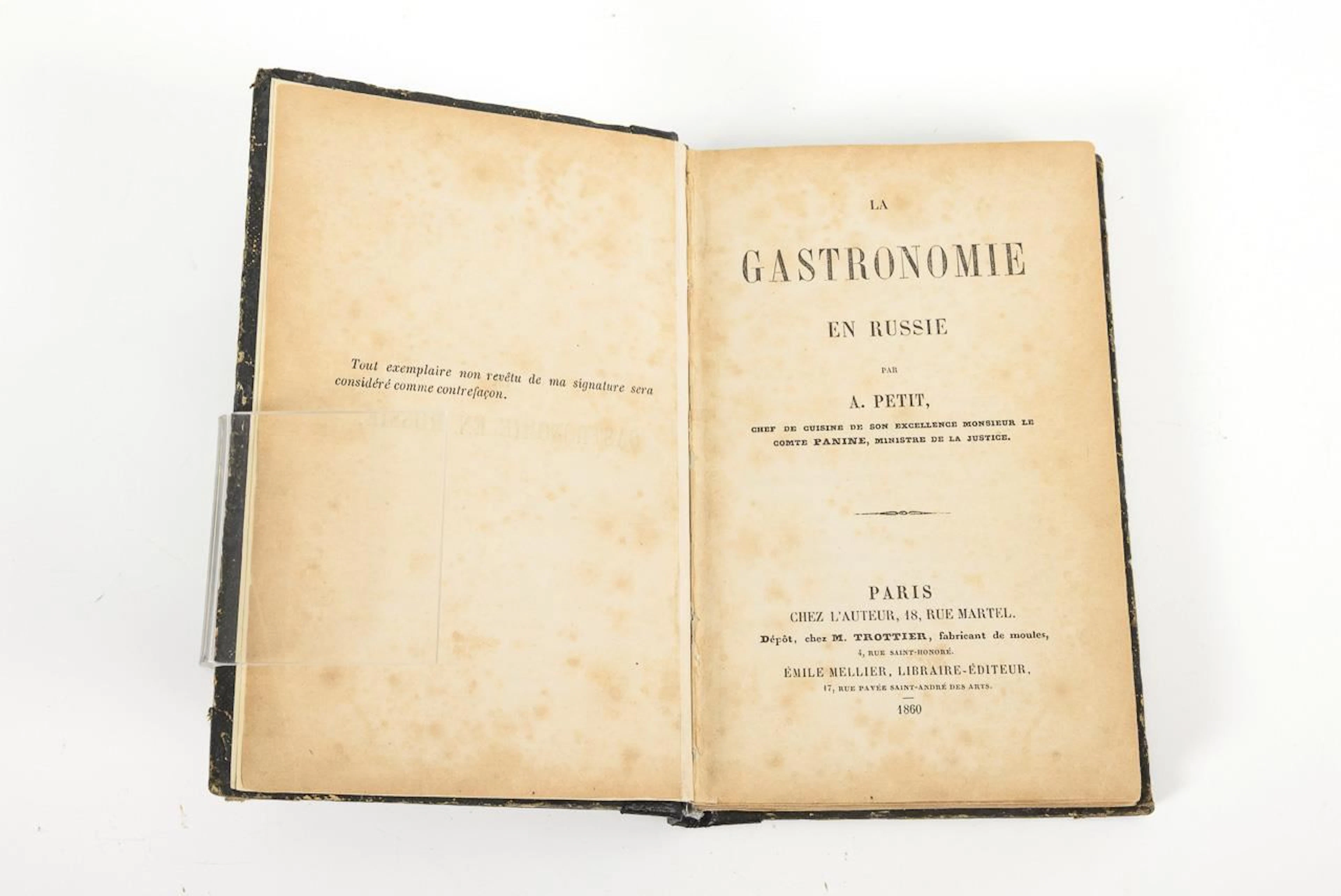 PETIT, A, PETIT, A, PETIT, A, "La Gastronomie en Russie"