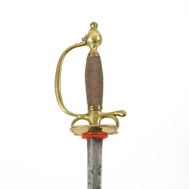 Infantry officer's saber with scabbard.