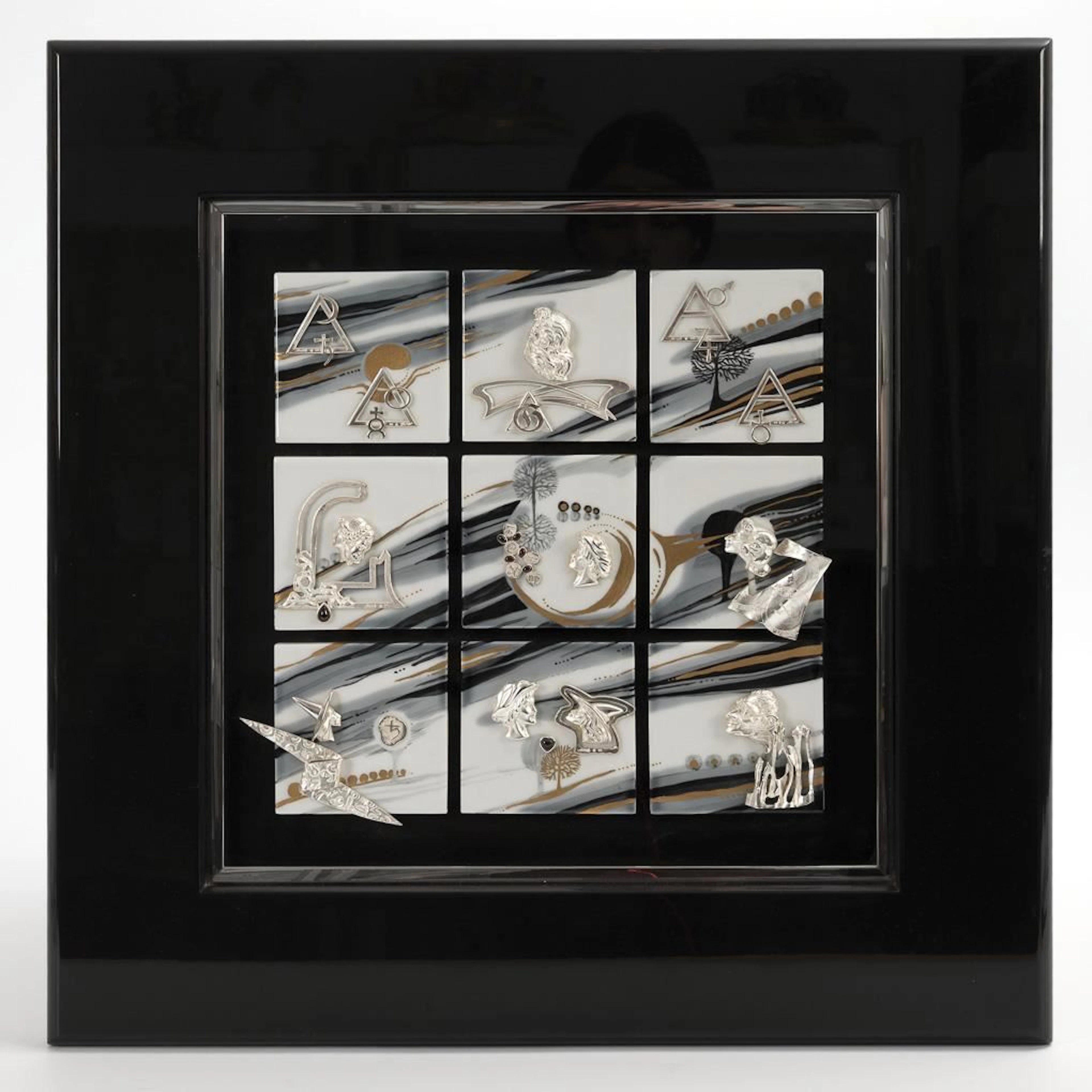 Wall ornament: "Faust". Meissen.