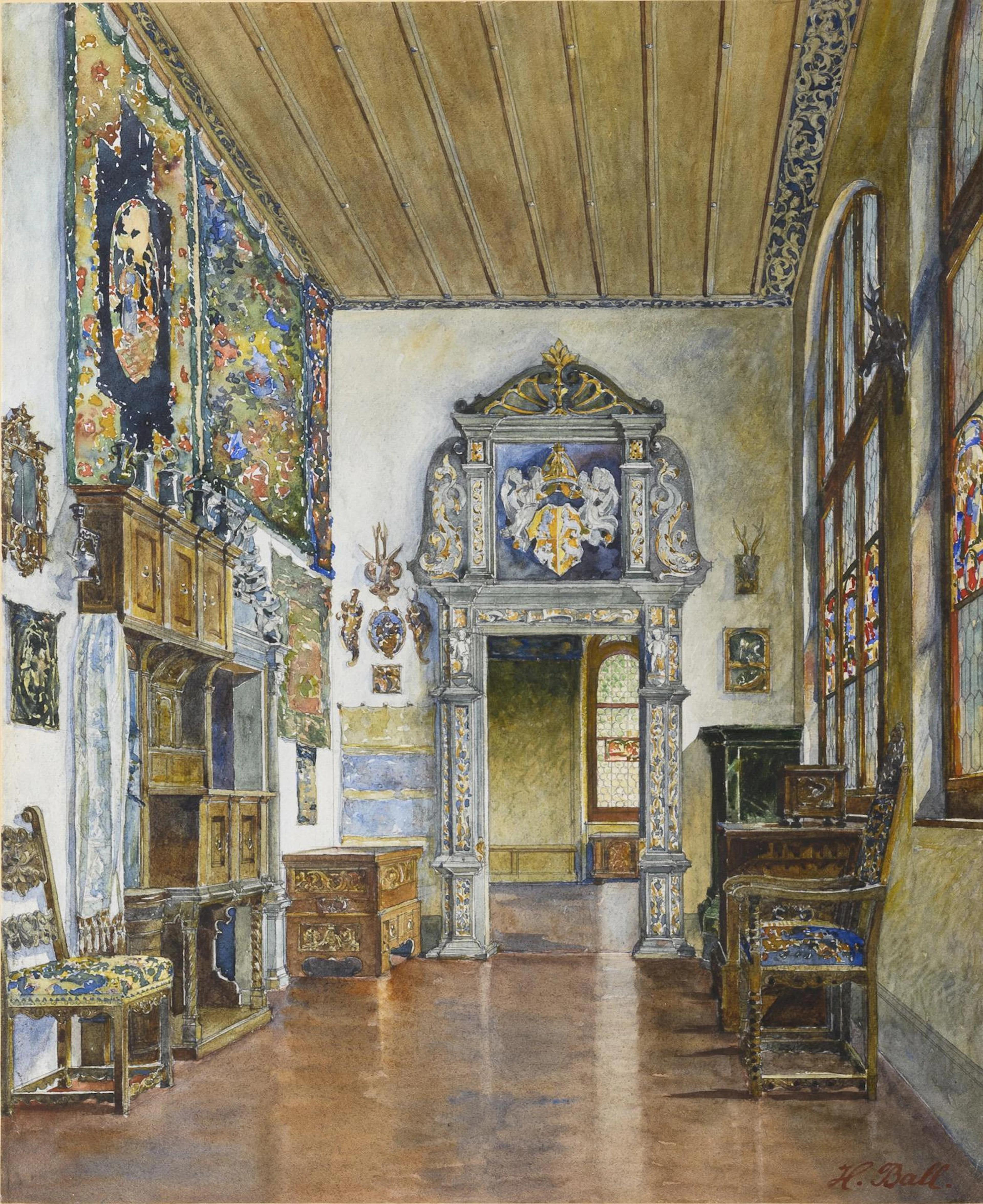 BALL, H. BALL, H. BALL, H. Stately interior