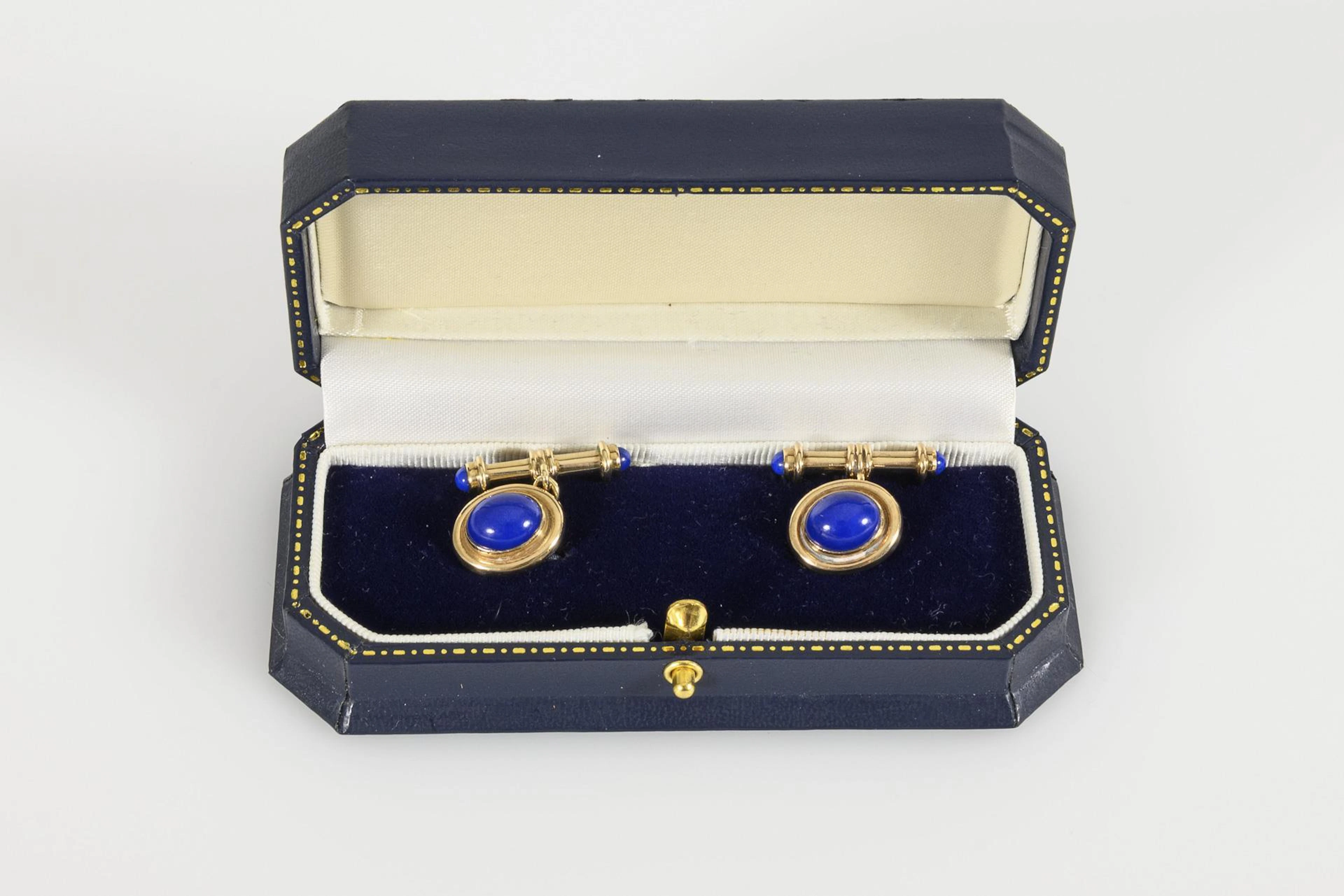Cufflinks with Lapis Lazuli DEAKIN & FRANCIS.