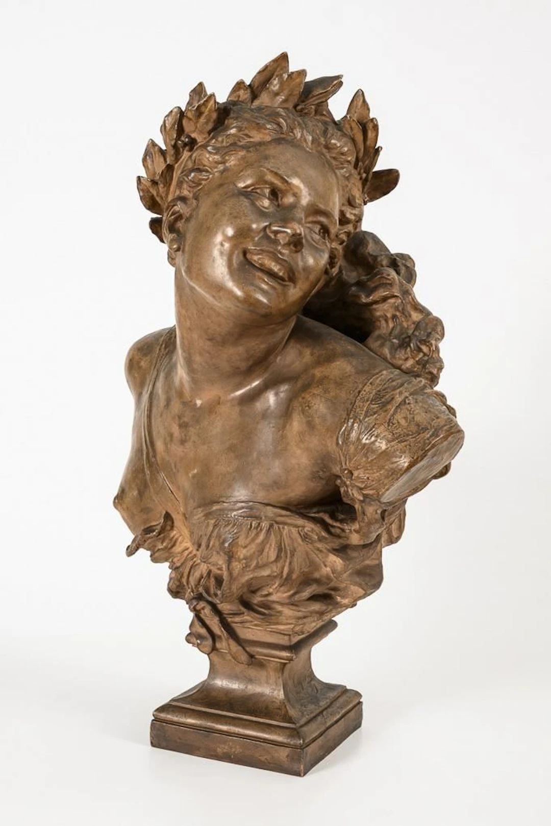 Bust "Bacchante with Laurel Wreath". Manufacture de Sèvres.