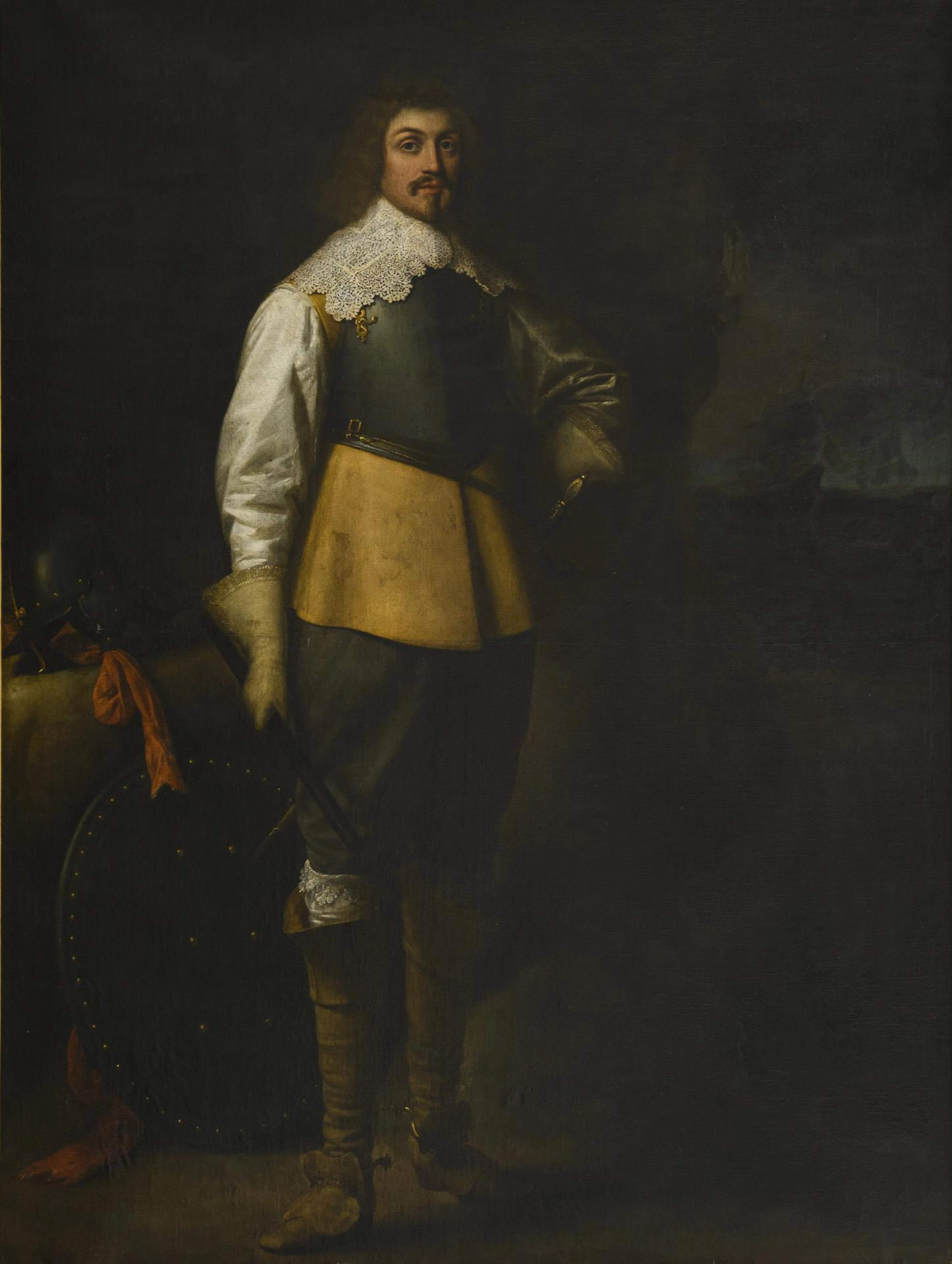 HONTHORST, G. HONTHORST, G. HONTHORST, G. Large portrait of a general
