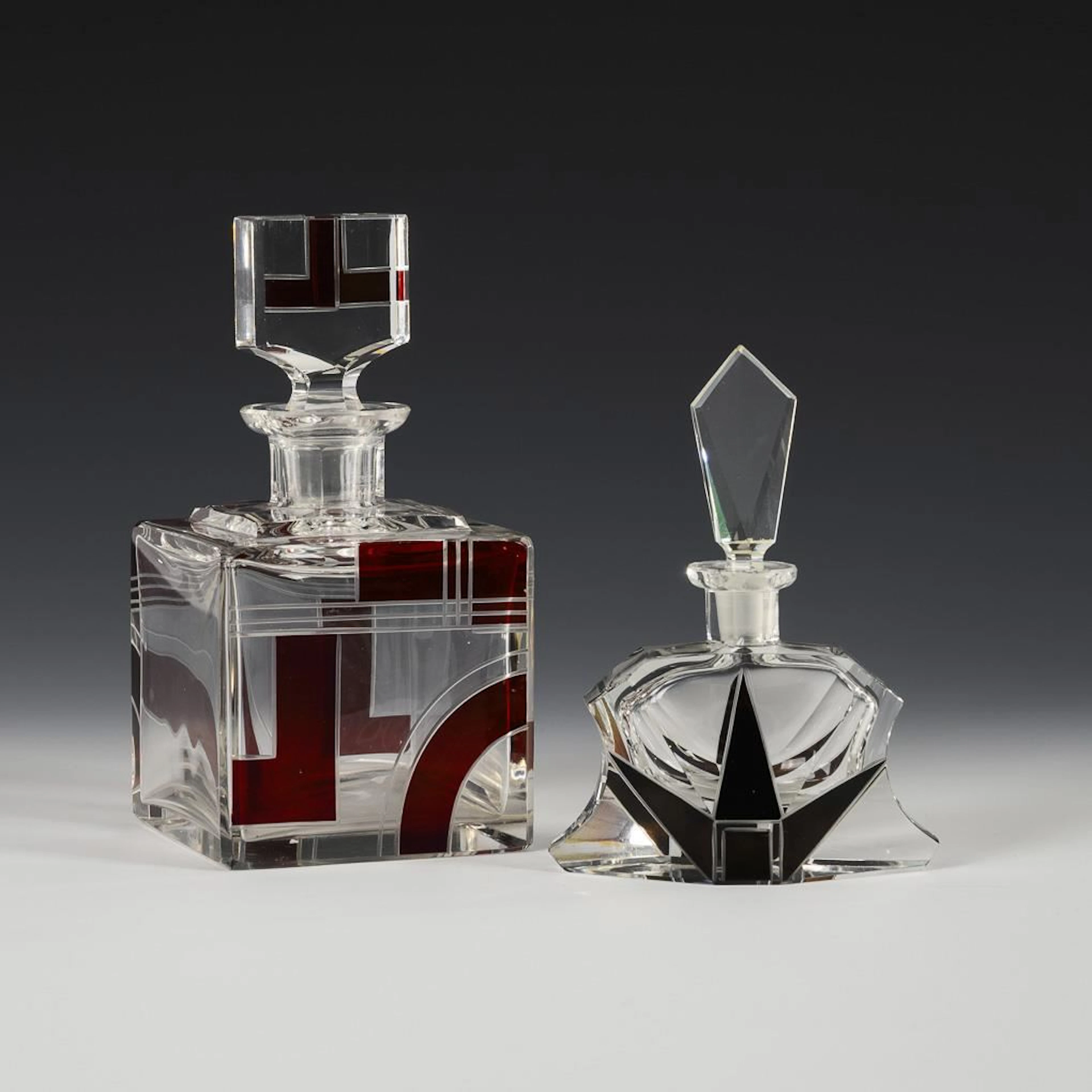 2 Art Deco bottles.
