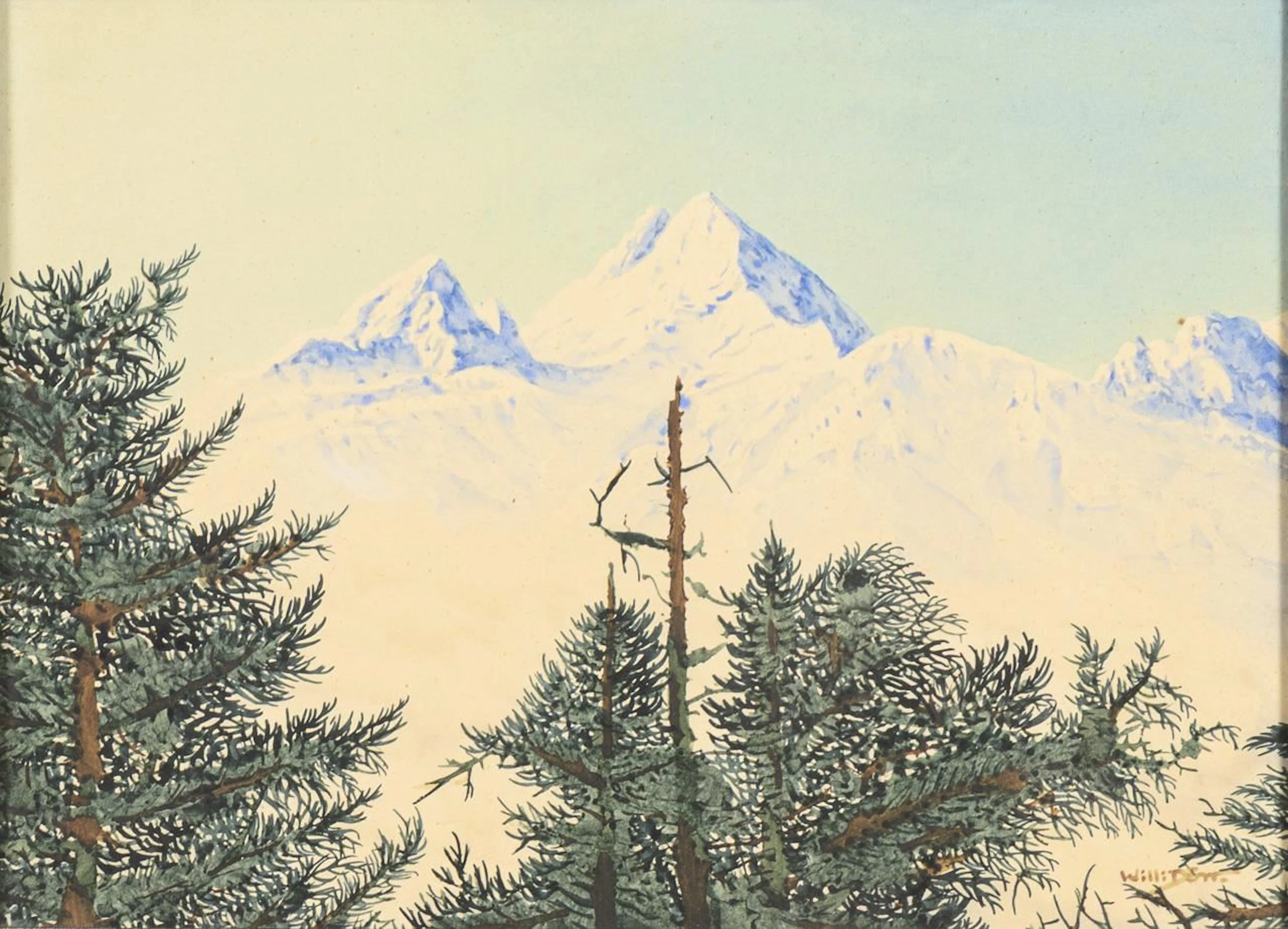 THU, Willi, THU, Willi, THU, Willi, View of the Watzmann