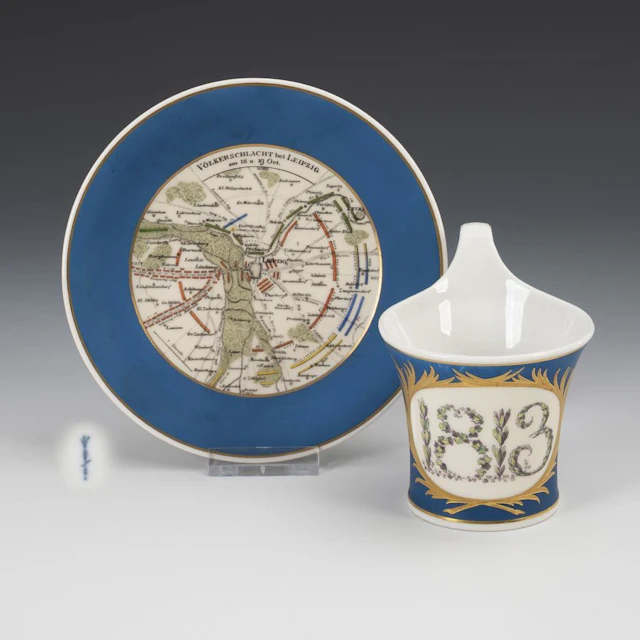 Display cup commemorating the Battle of the Nations near Leipzig in