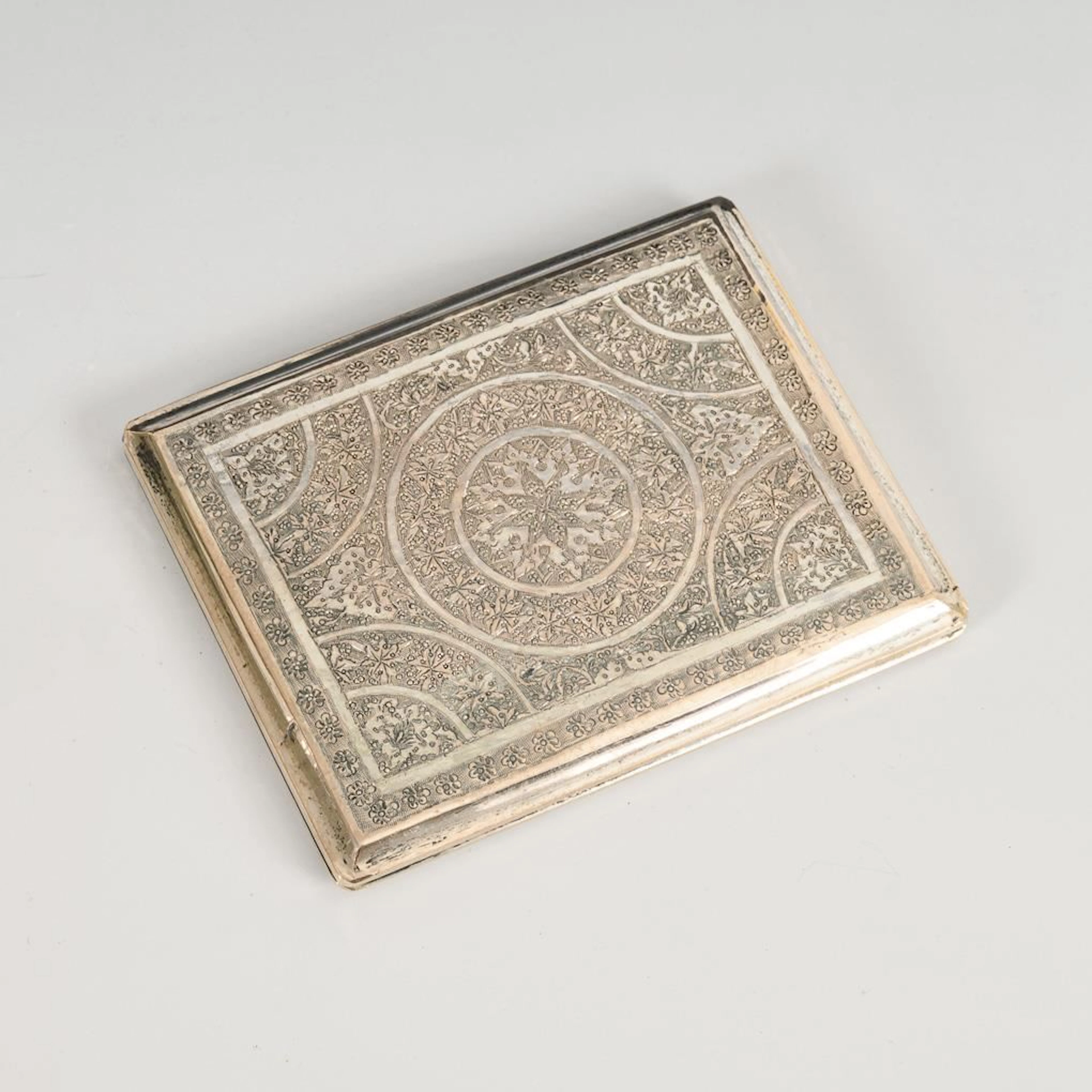 Persian cigarette case.