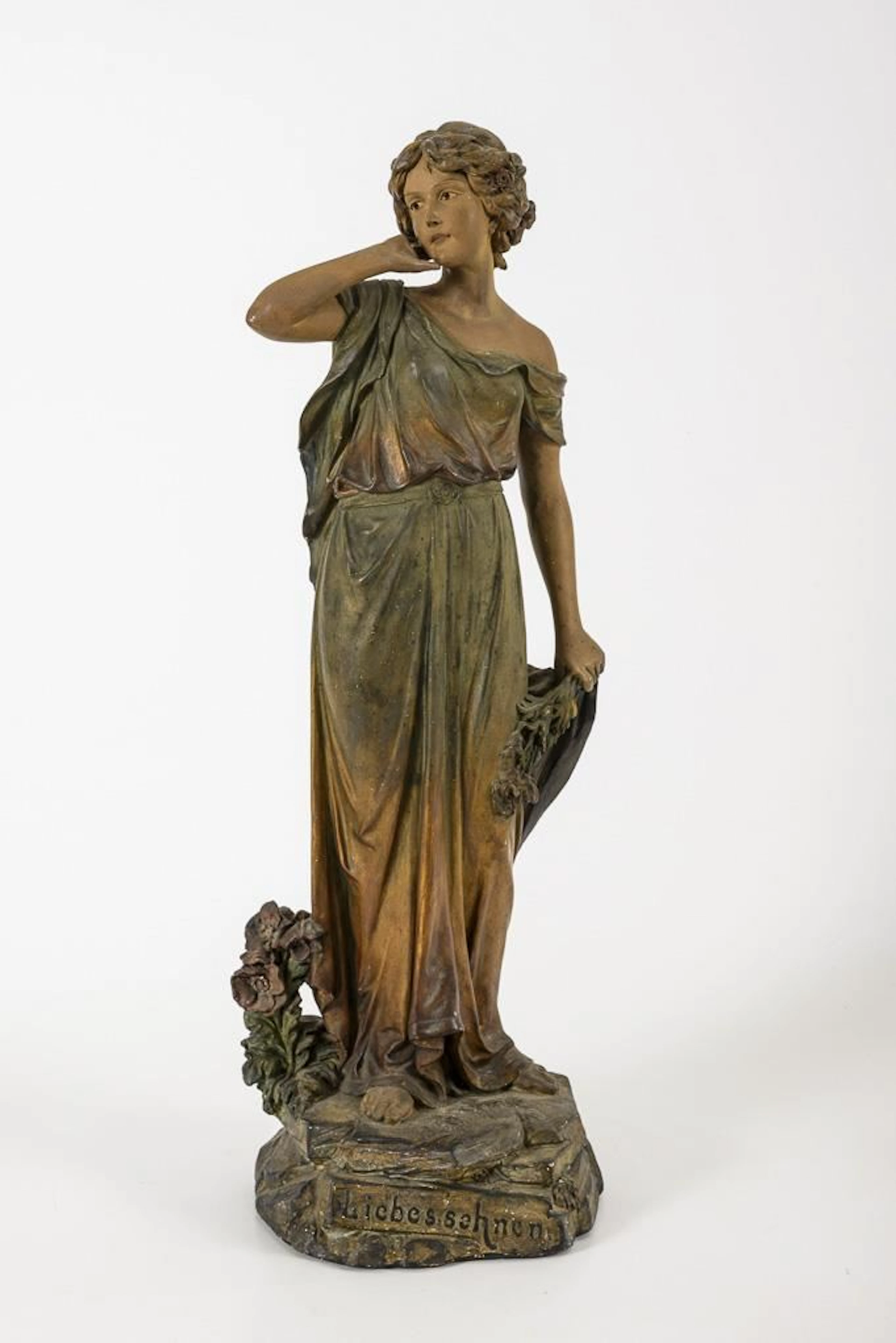 Art Nouveau figure "Longing for Love.".