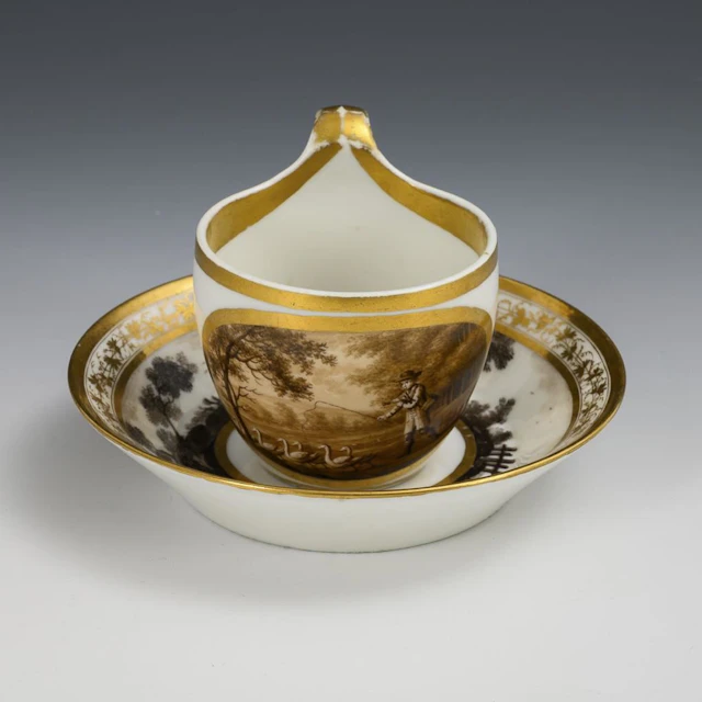 Illustrated cup: Goose Herder. Fürstenberg.
