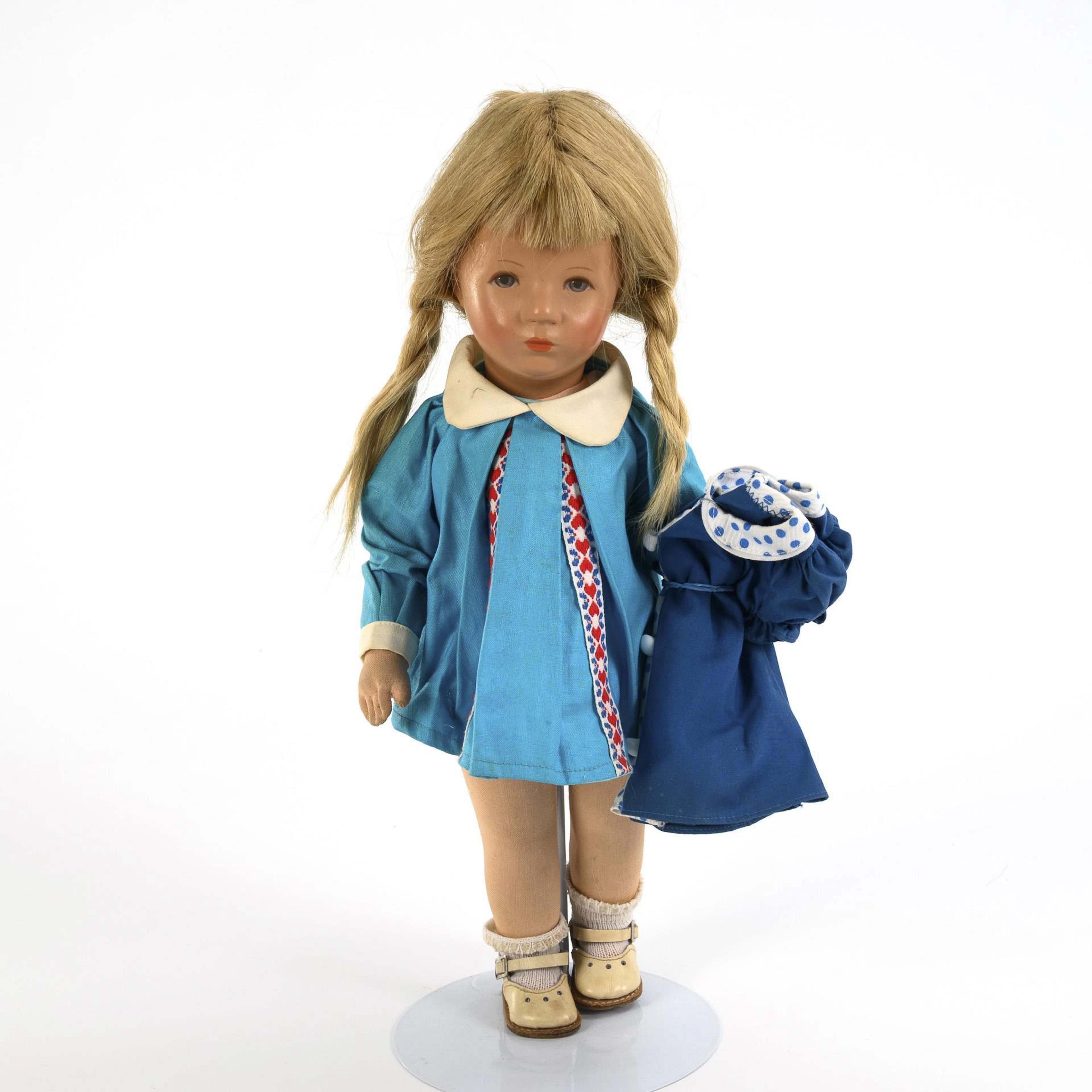 Blonde Käthe Kruse doll.
