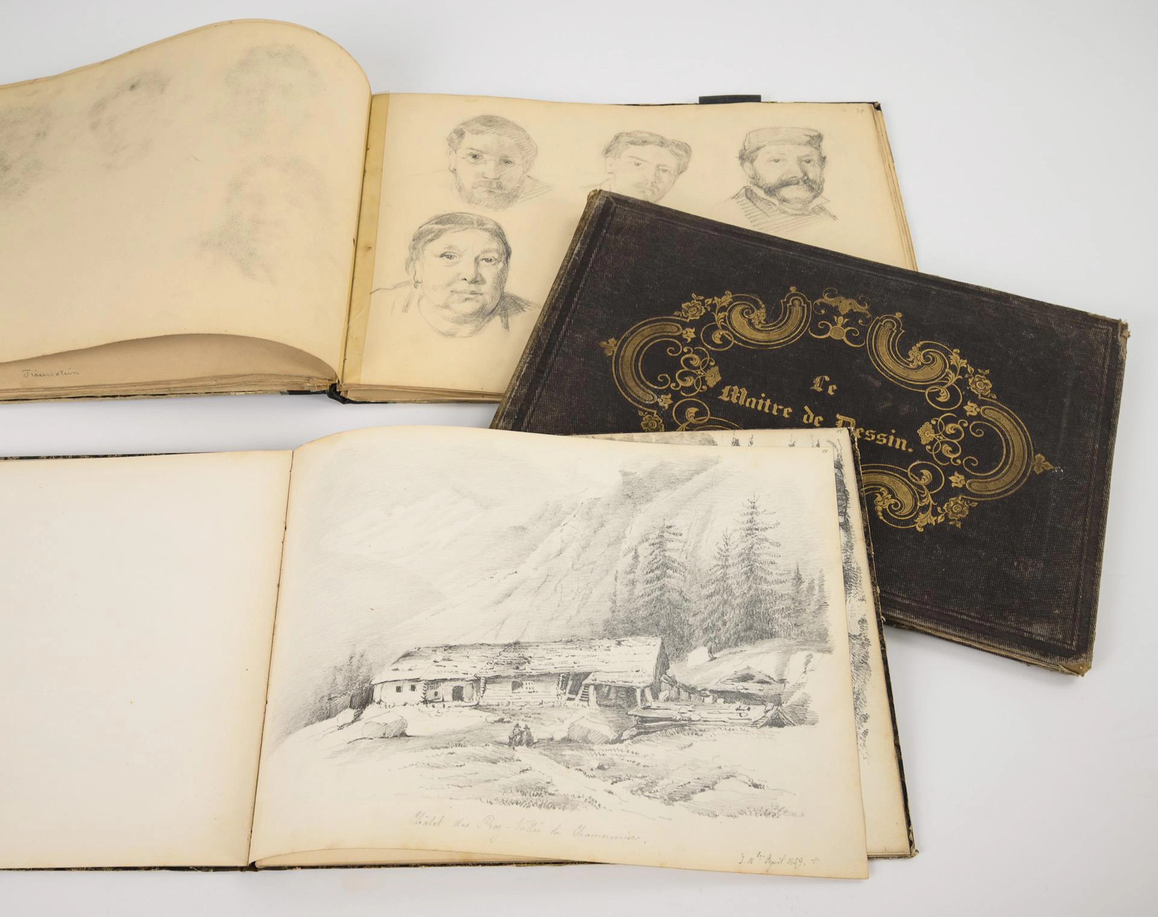 3 sketchbooks
