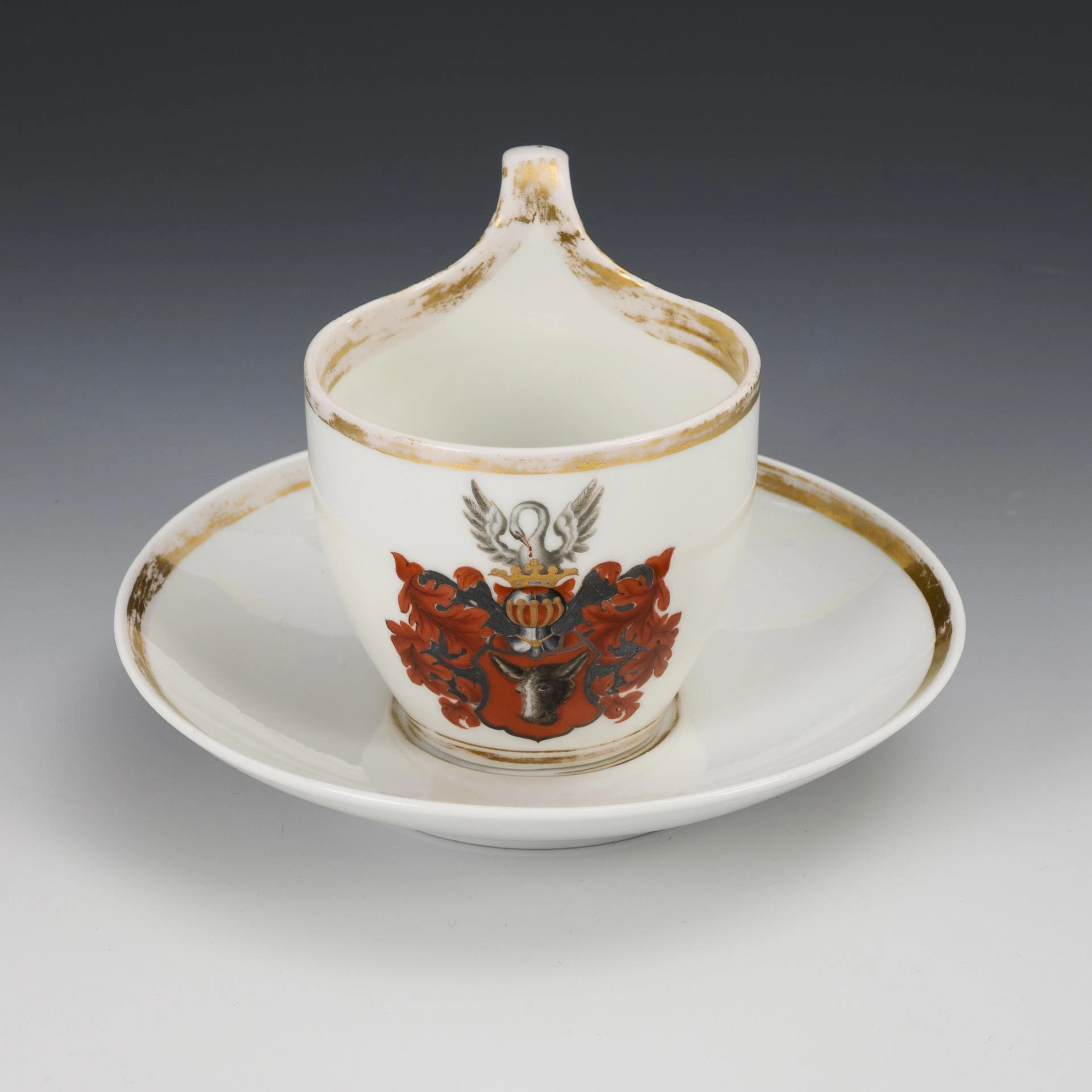 Student coat of arms cup. KPM Berlin.