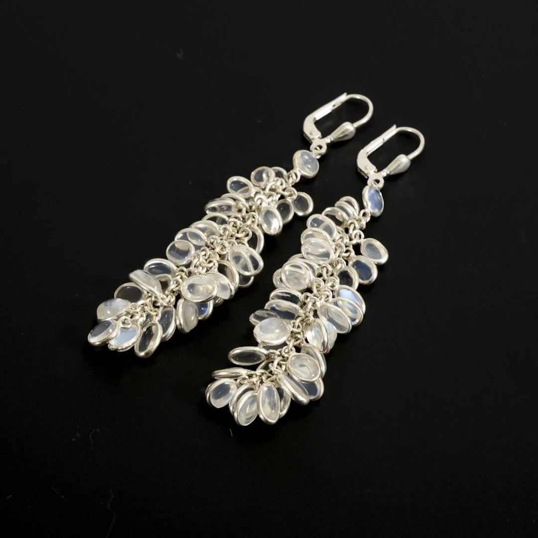 Lavish Moonstone Earrings.