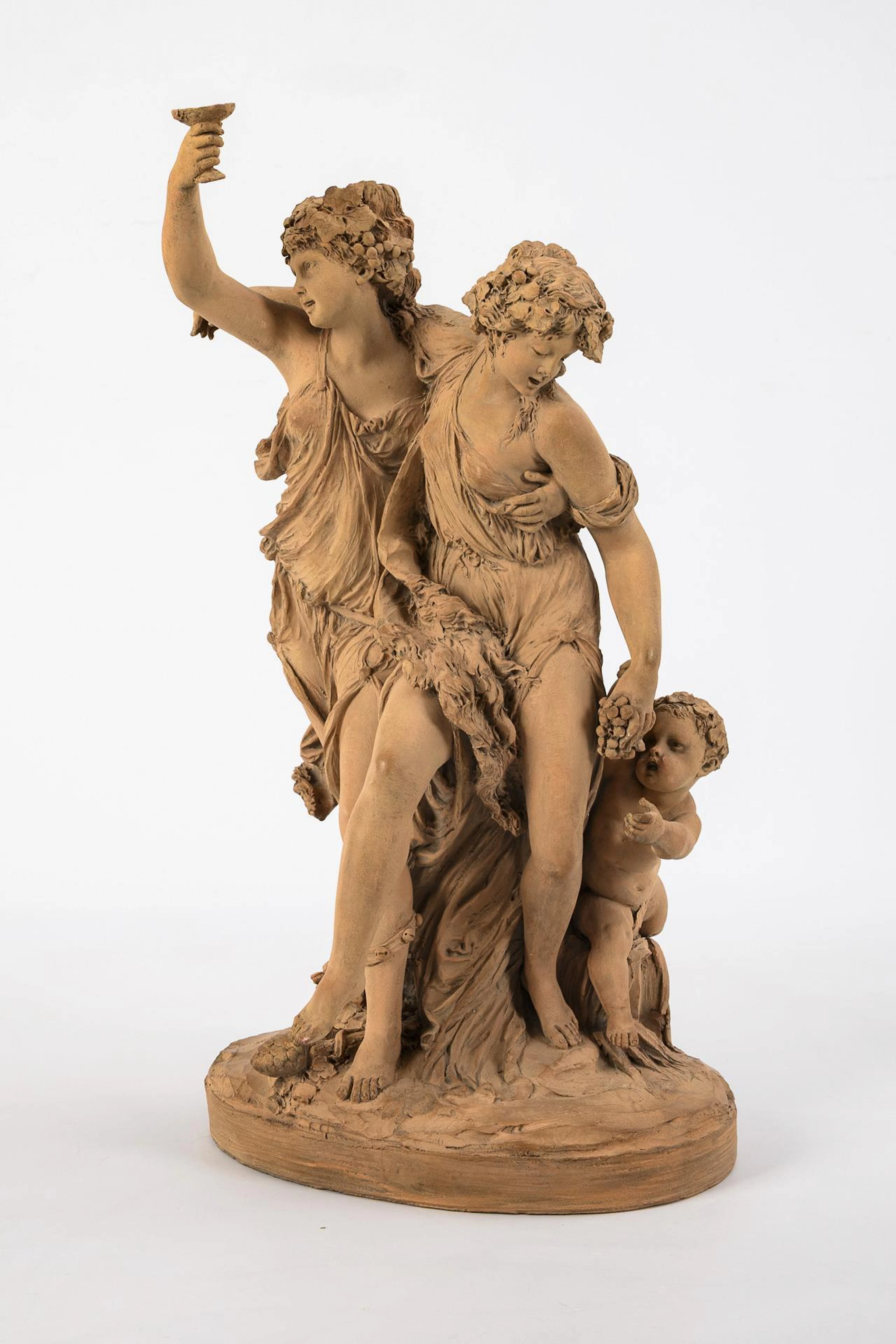 Terracotta group: Bacchanale.