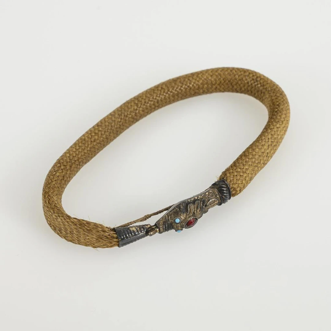 Antique Hair Bracelet.