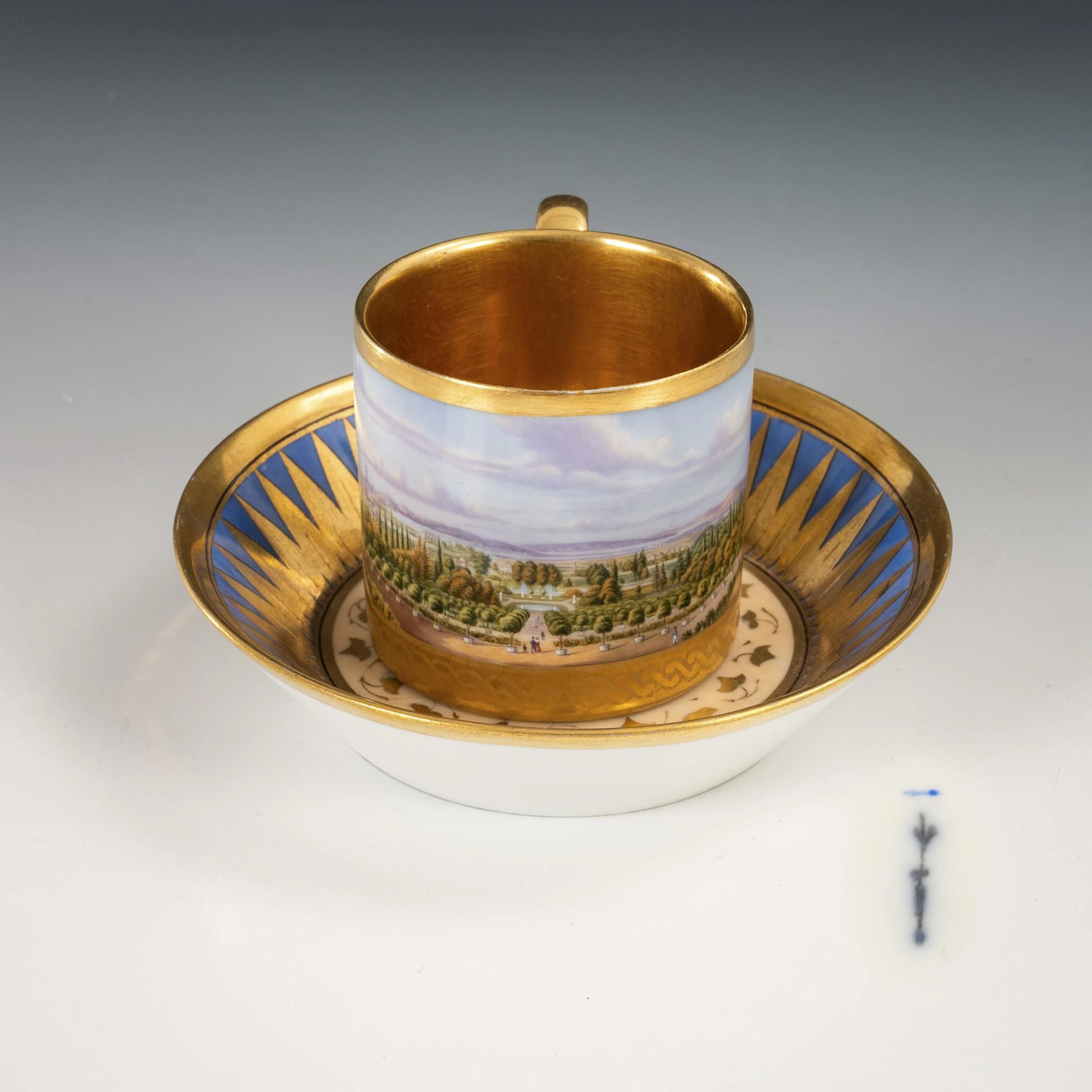 View cup "Sanssouci". KPM Berlin.