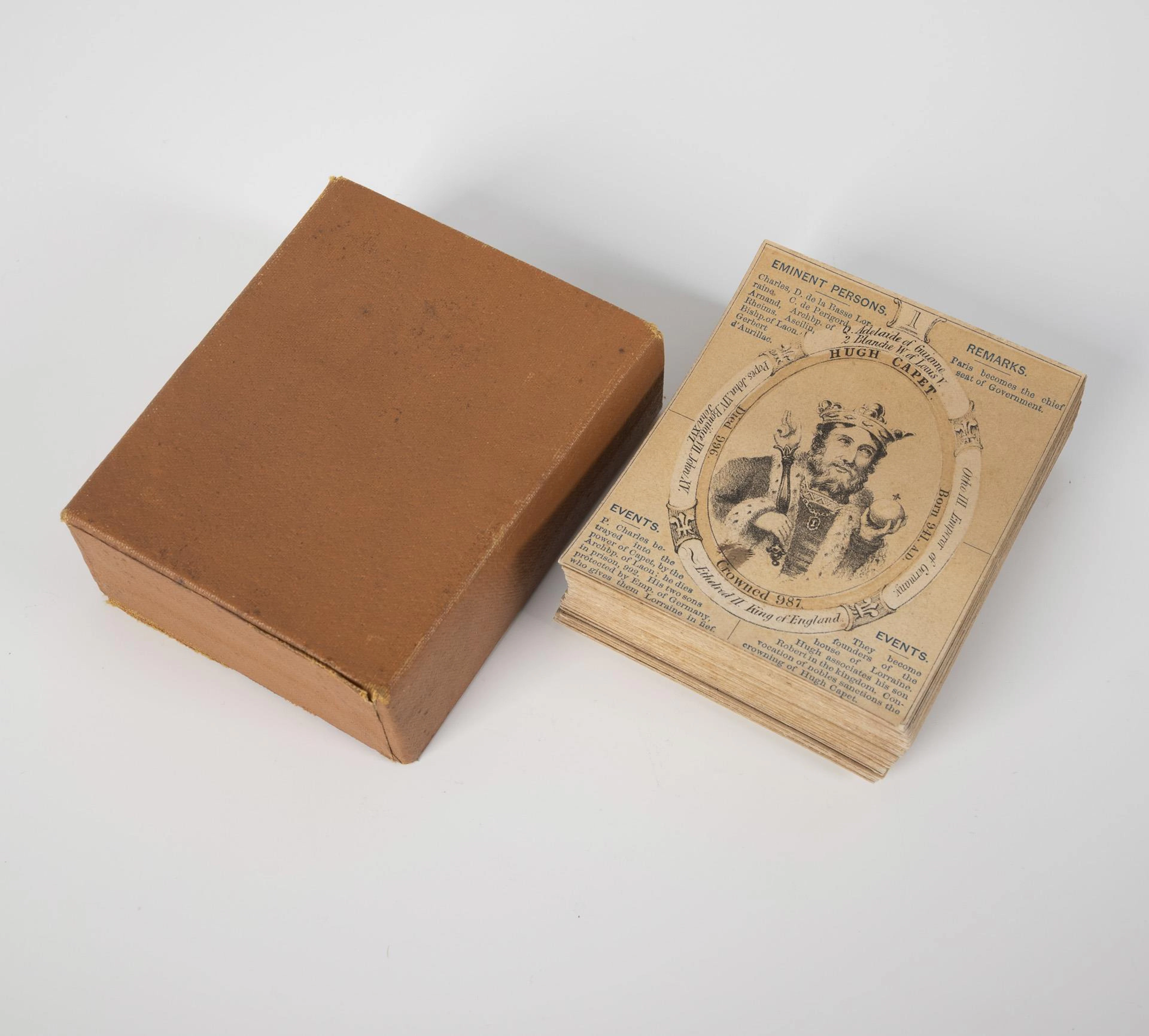 Didactic card game on the history of French heads of state.