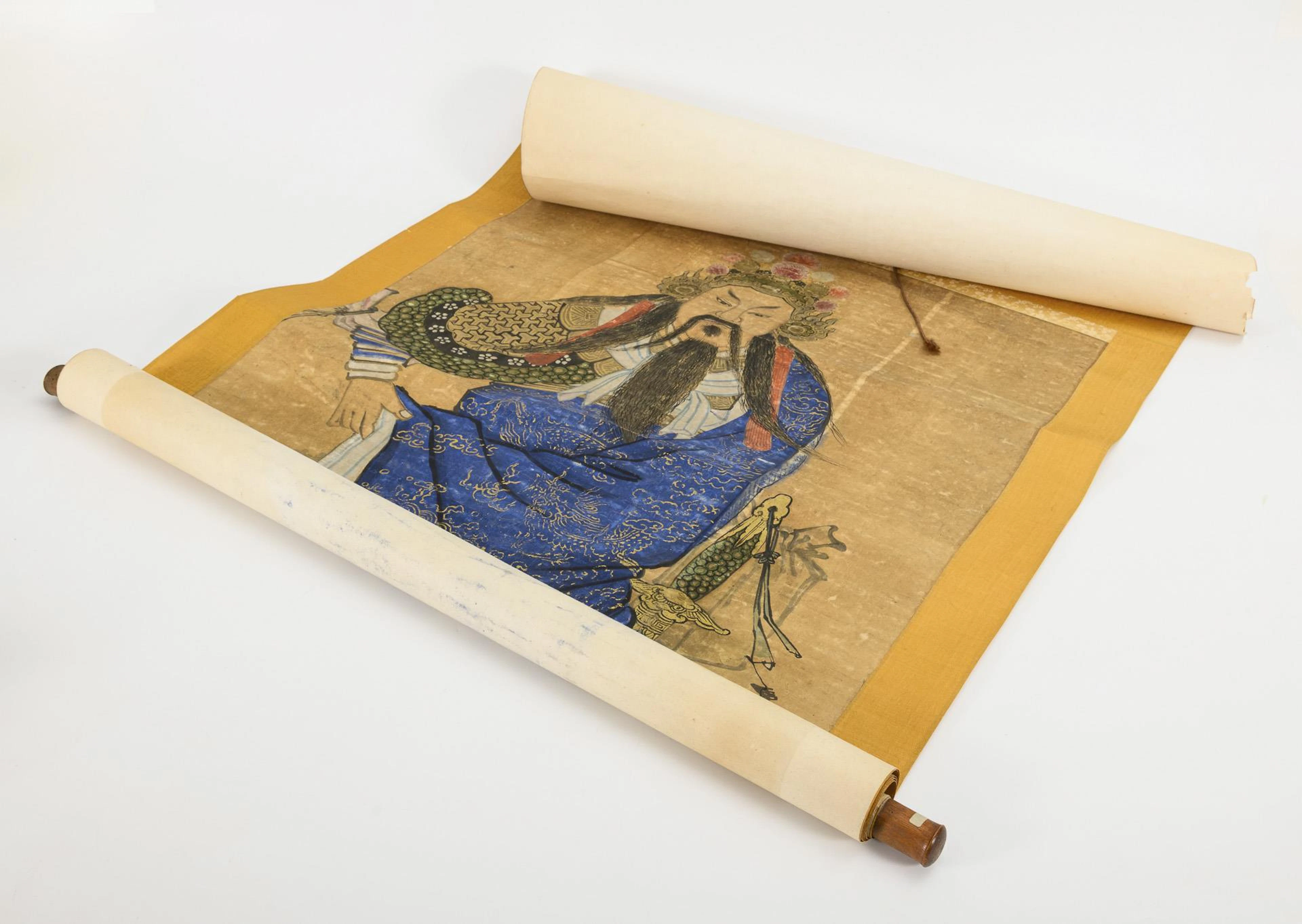 Taiwanese scroll painting - guardian of the northern sky gate.