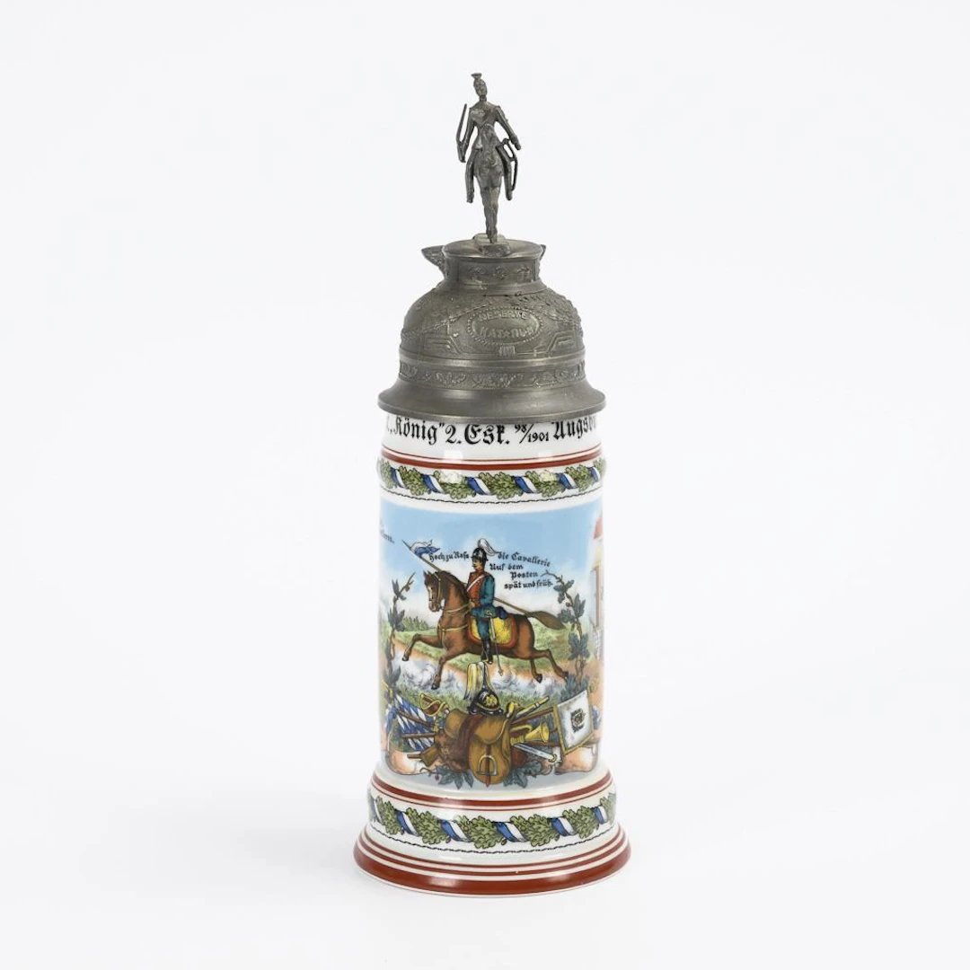 Augsburg and Neu-Ulm Reservist Jug, 1898–1901, Royal Bavarian 4th