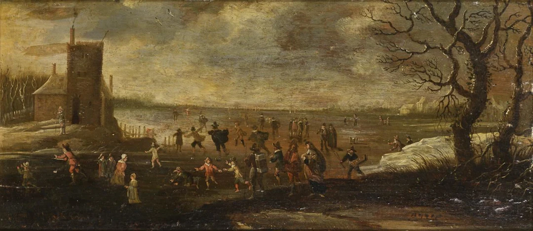 Baroque landscape painter: Fun on the Ice