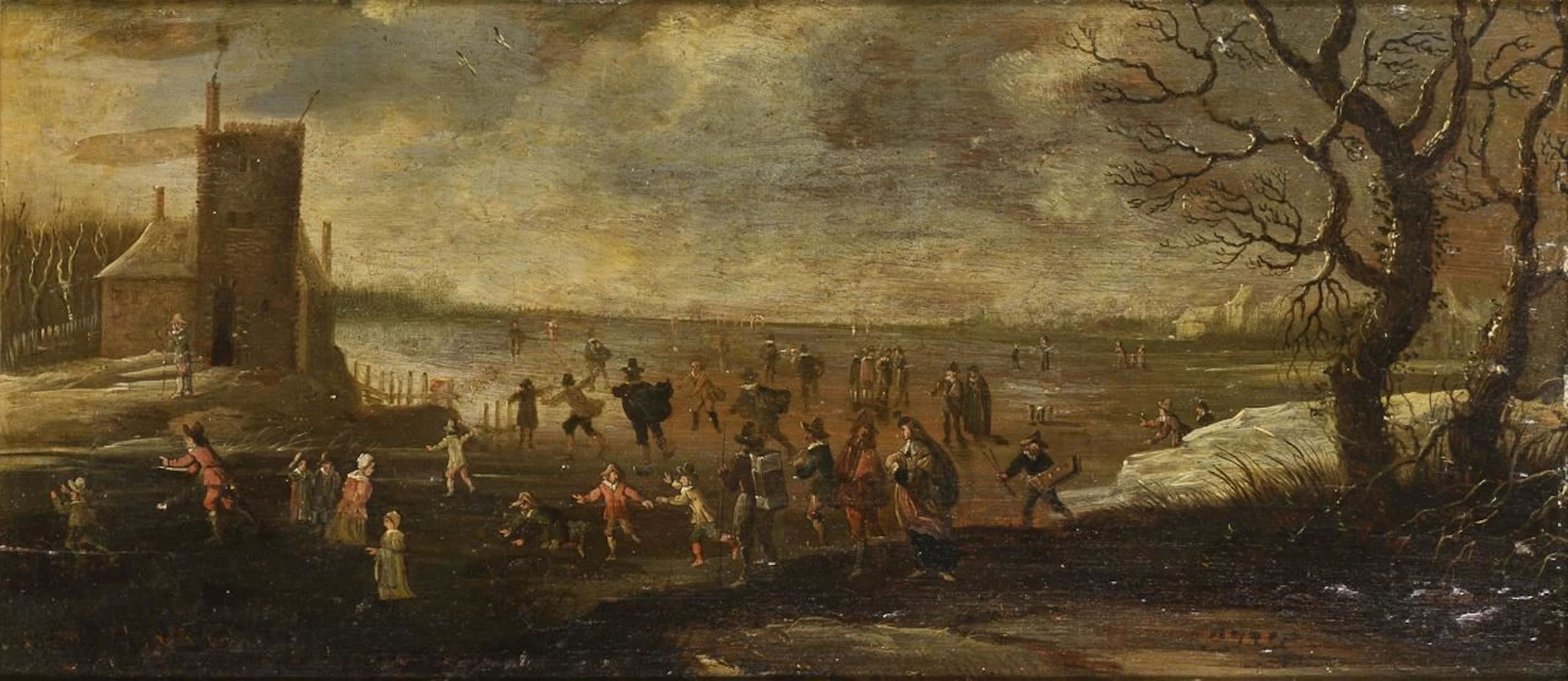 Baroque landscape painter: Fun on the Ice