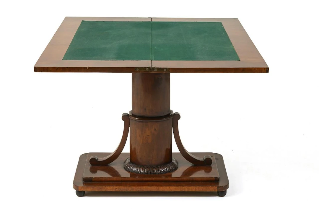 Biedermeier game table.