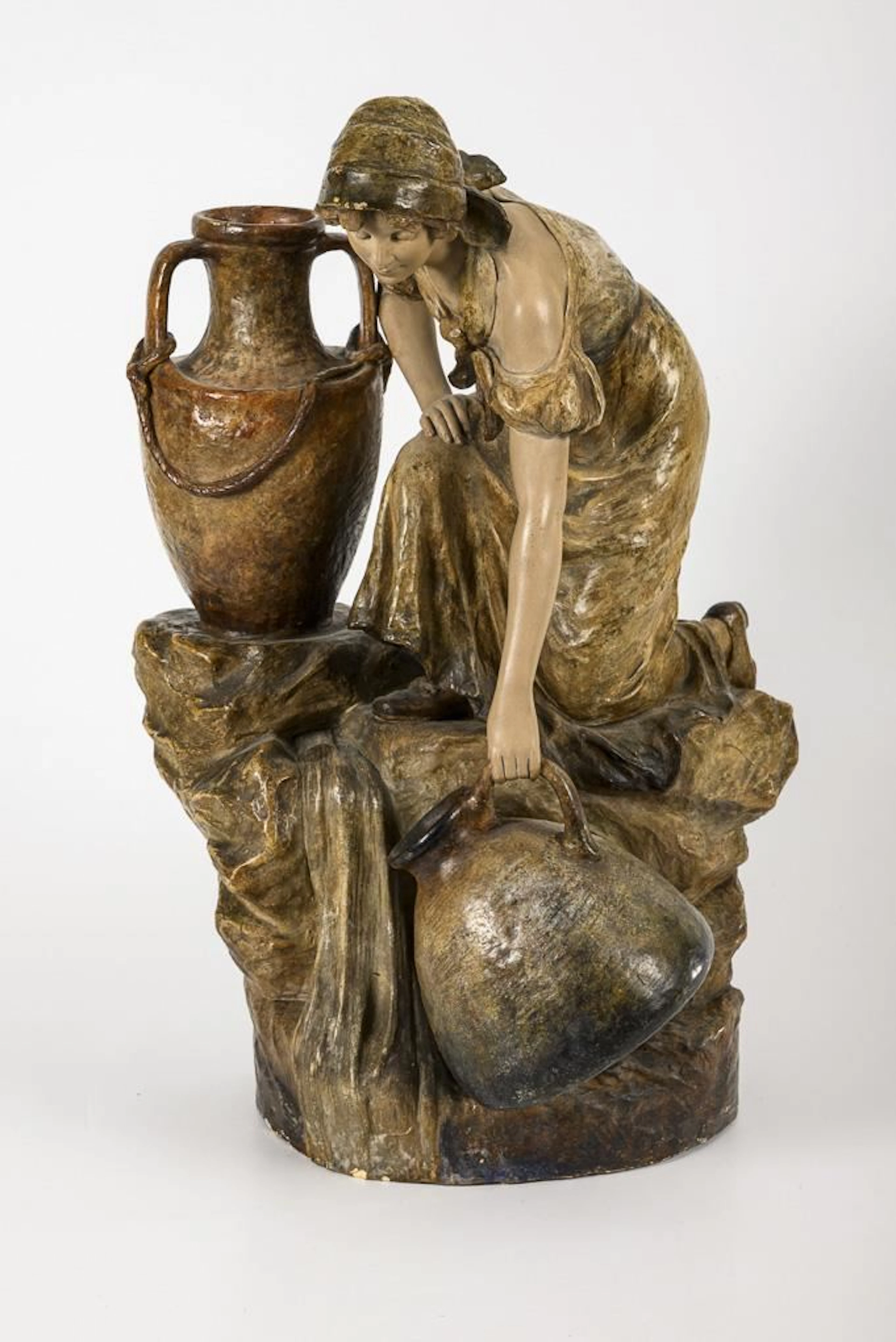 Figure: Water Carrier. Vienna-based manufacturer Friedrich Goldscheider.