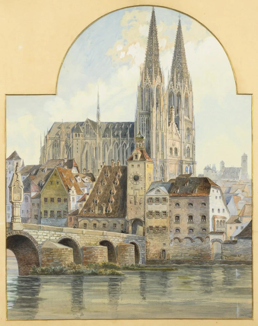 View of Regensburg.