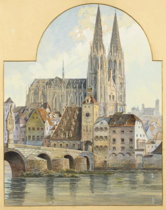 View of Regensburg.