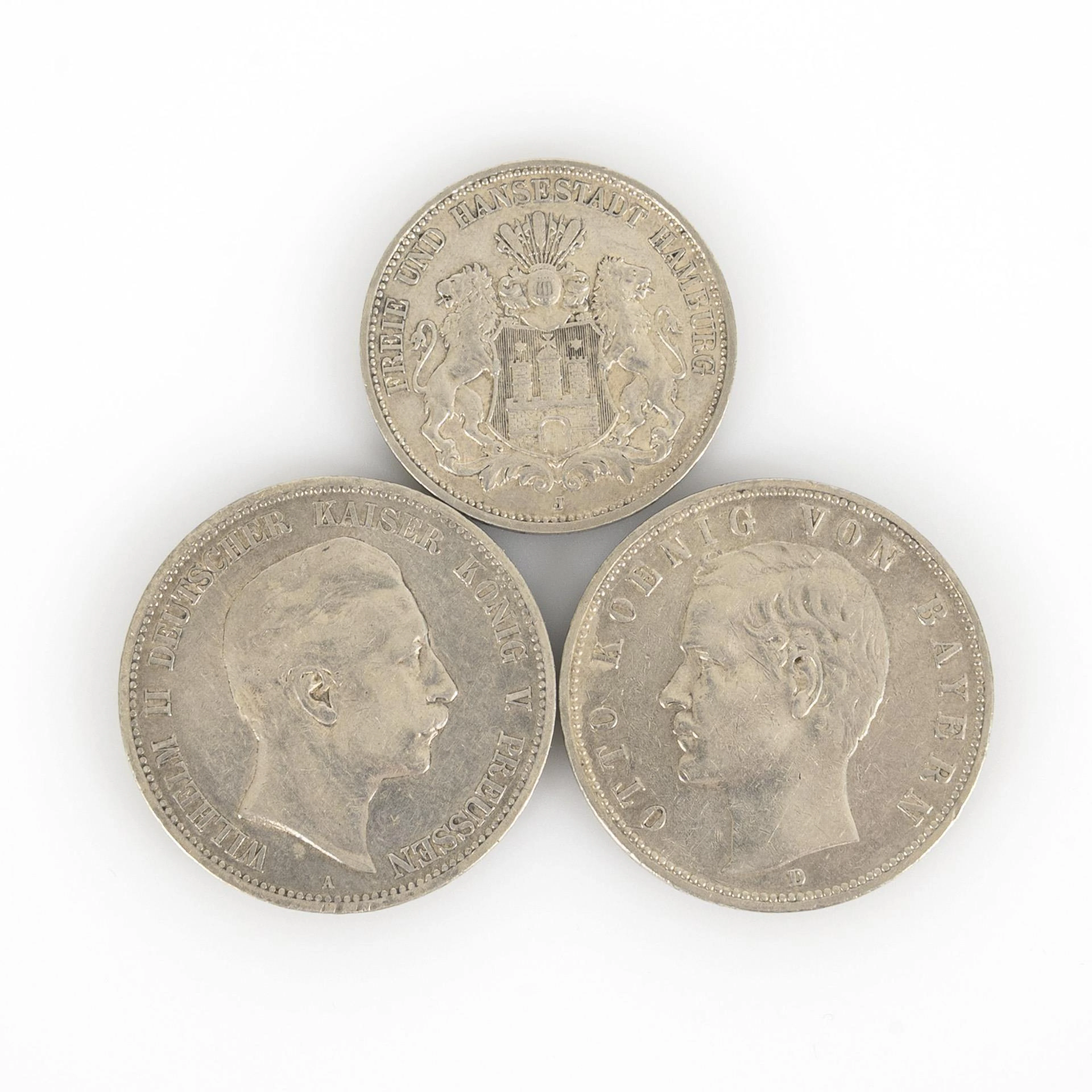 3 coins German Empire.