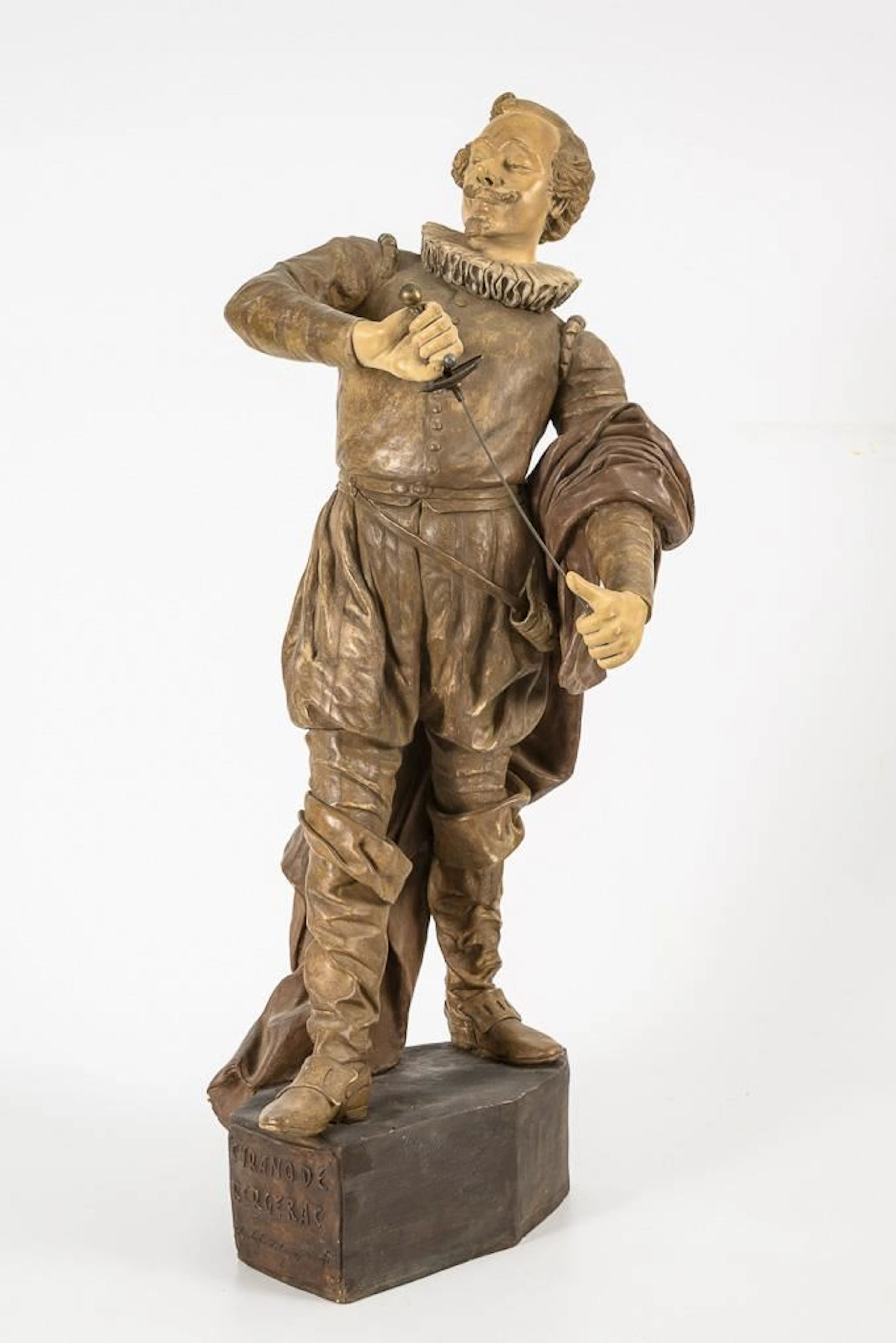 "Cyrano de Bergerac" figurine. Vienna-based manufacturer Friedrich