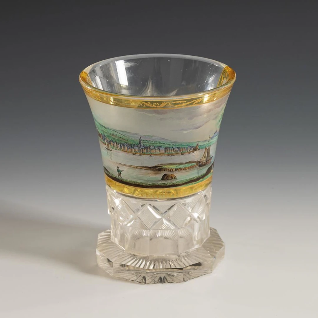 Biedermeier landscape mug.