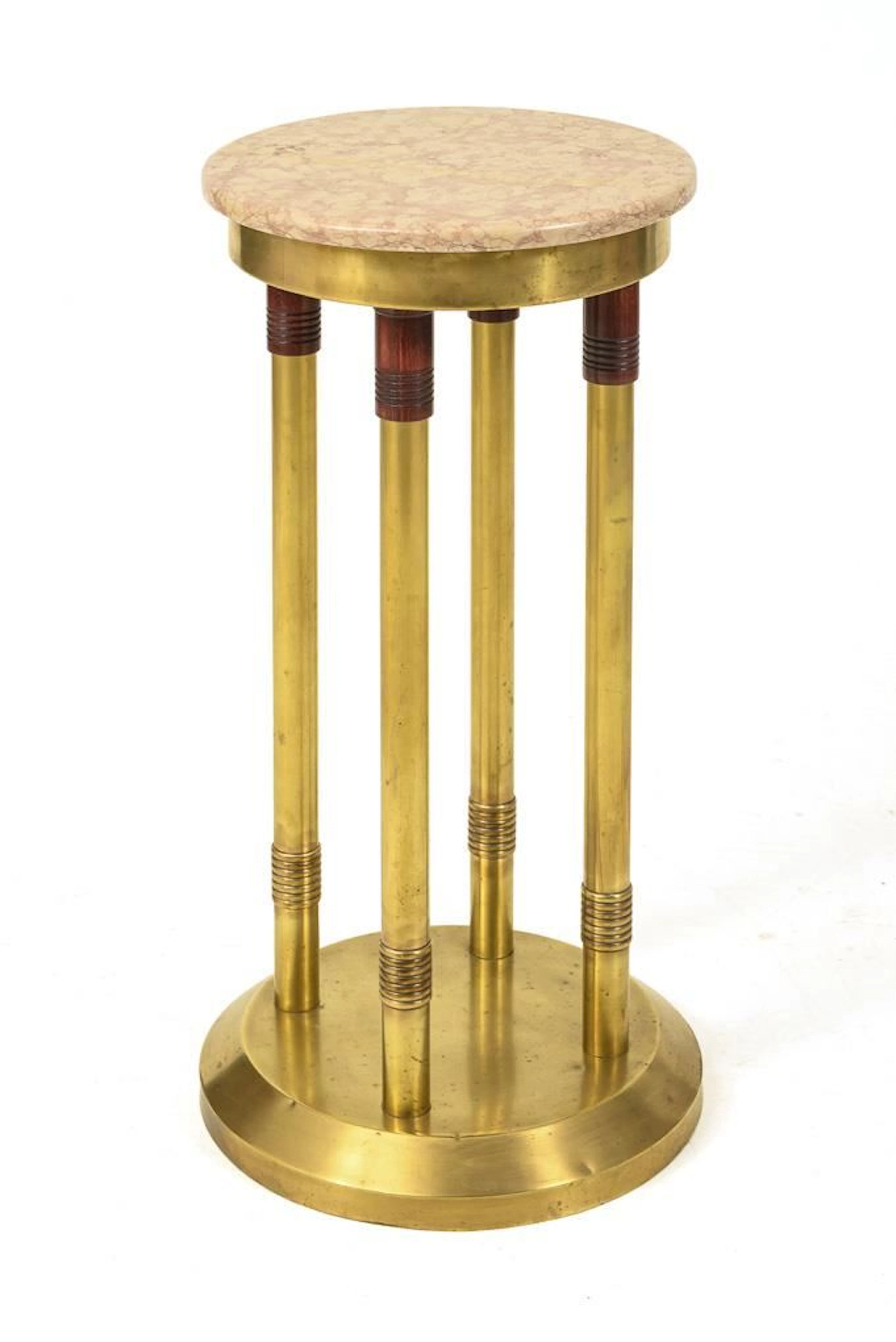 Round Art Deco side table.