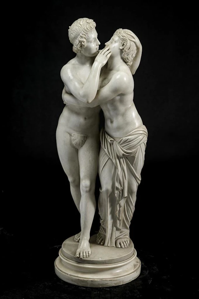 Large Group Sculpture: Cupid and Psyche