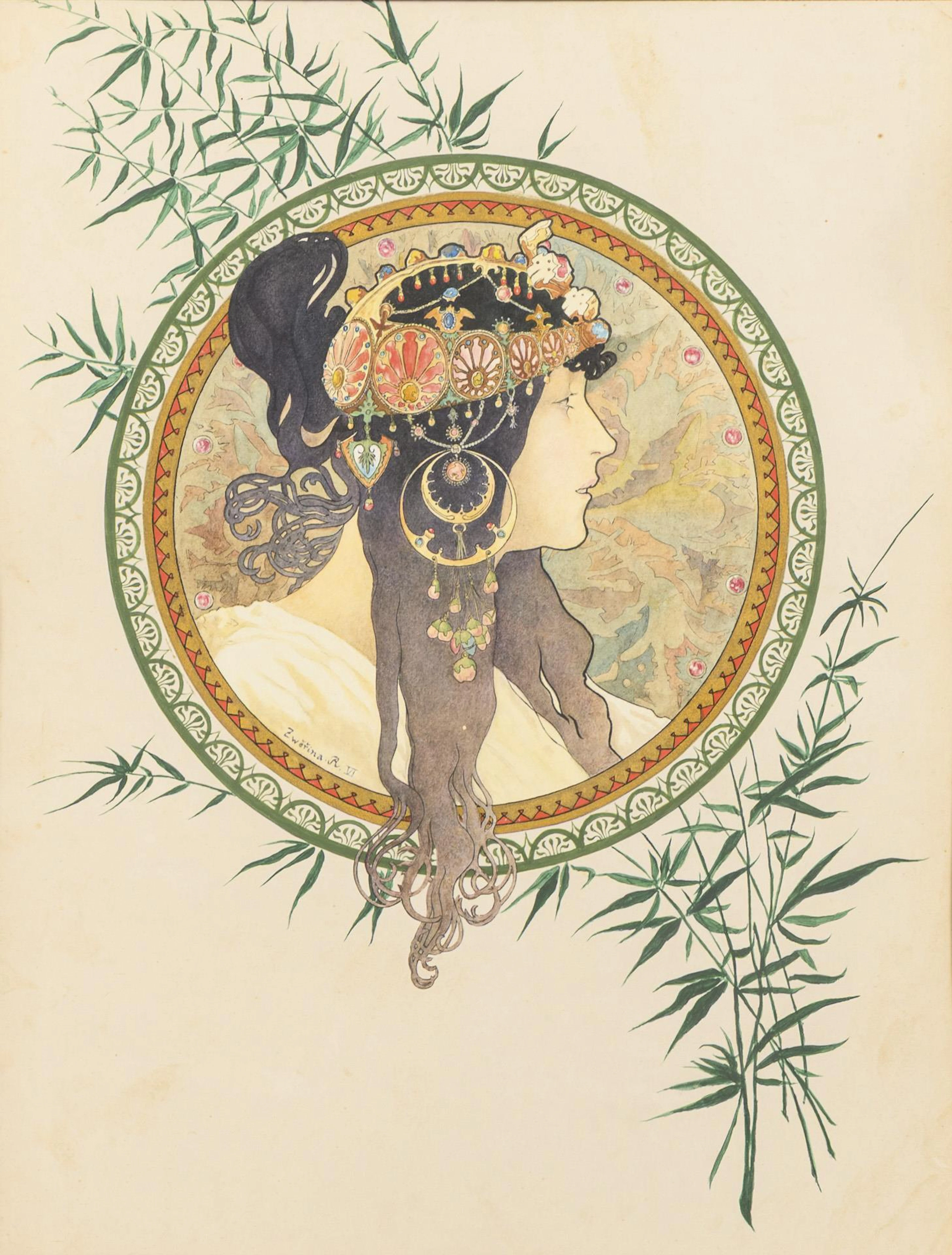 "Byzantine heads: brunettes".
