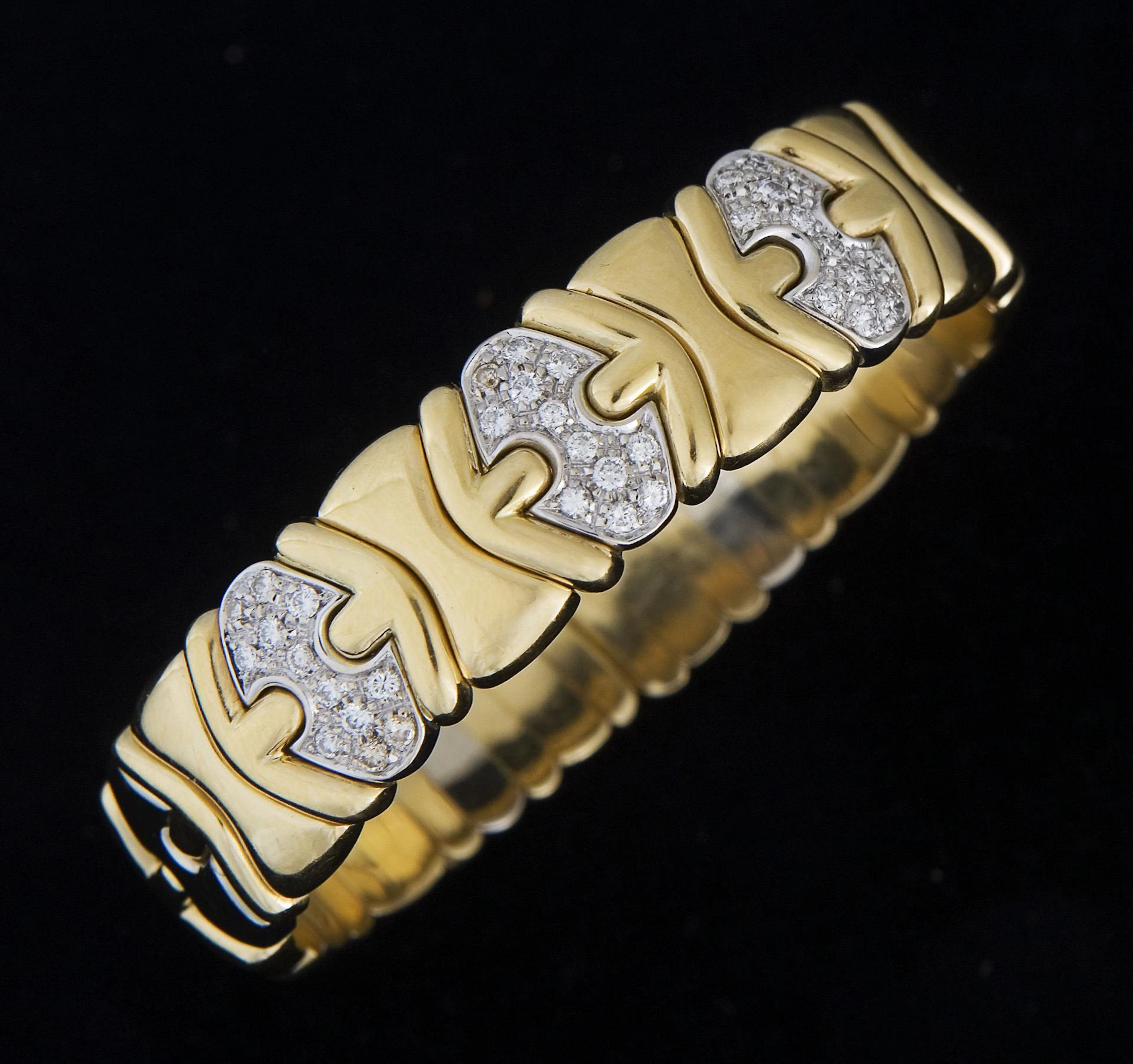 Diamond bangle.