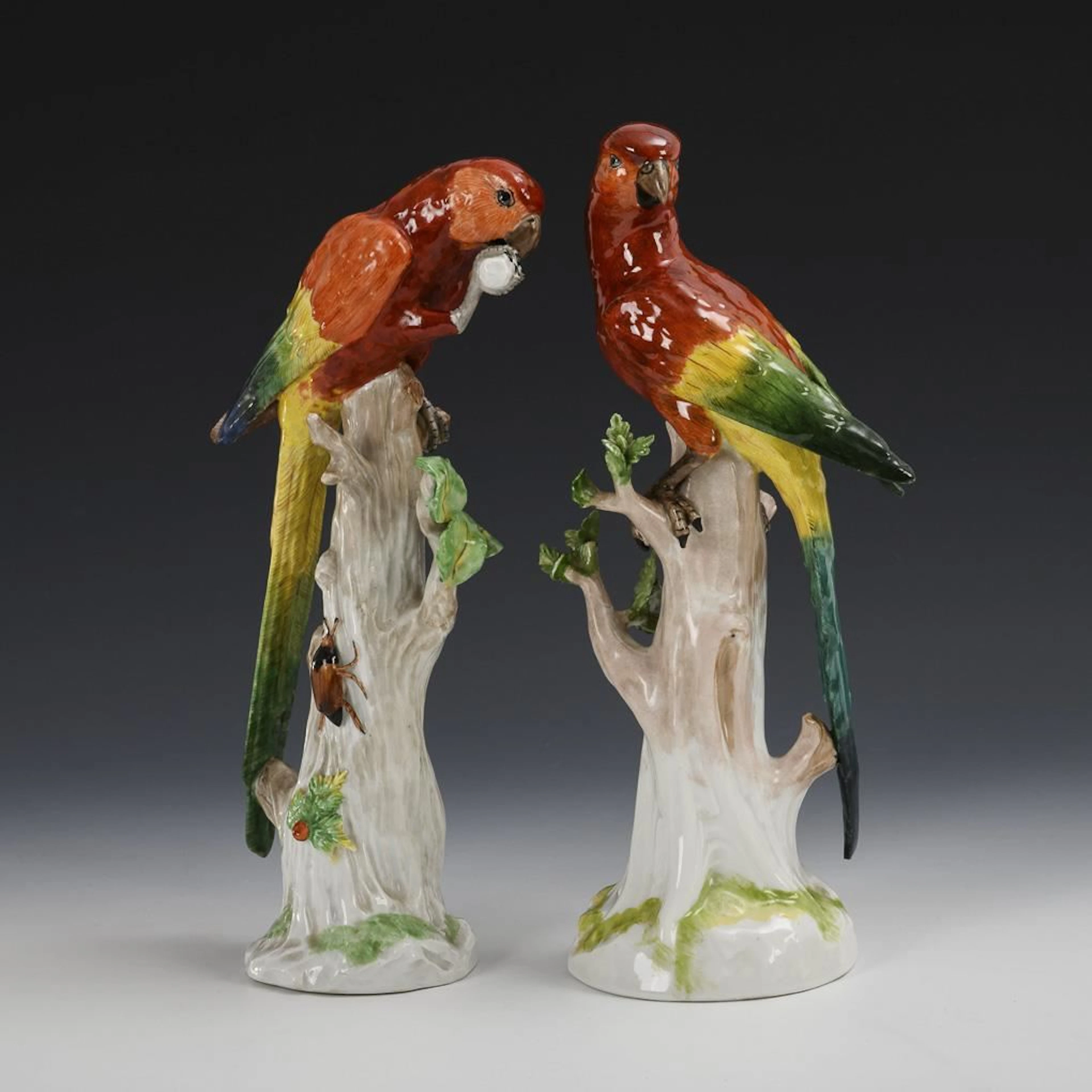 2 parrots. Potschappel.
