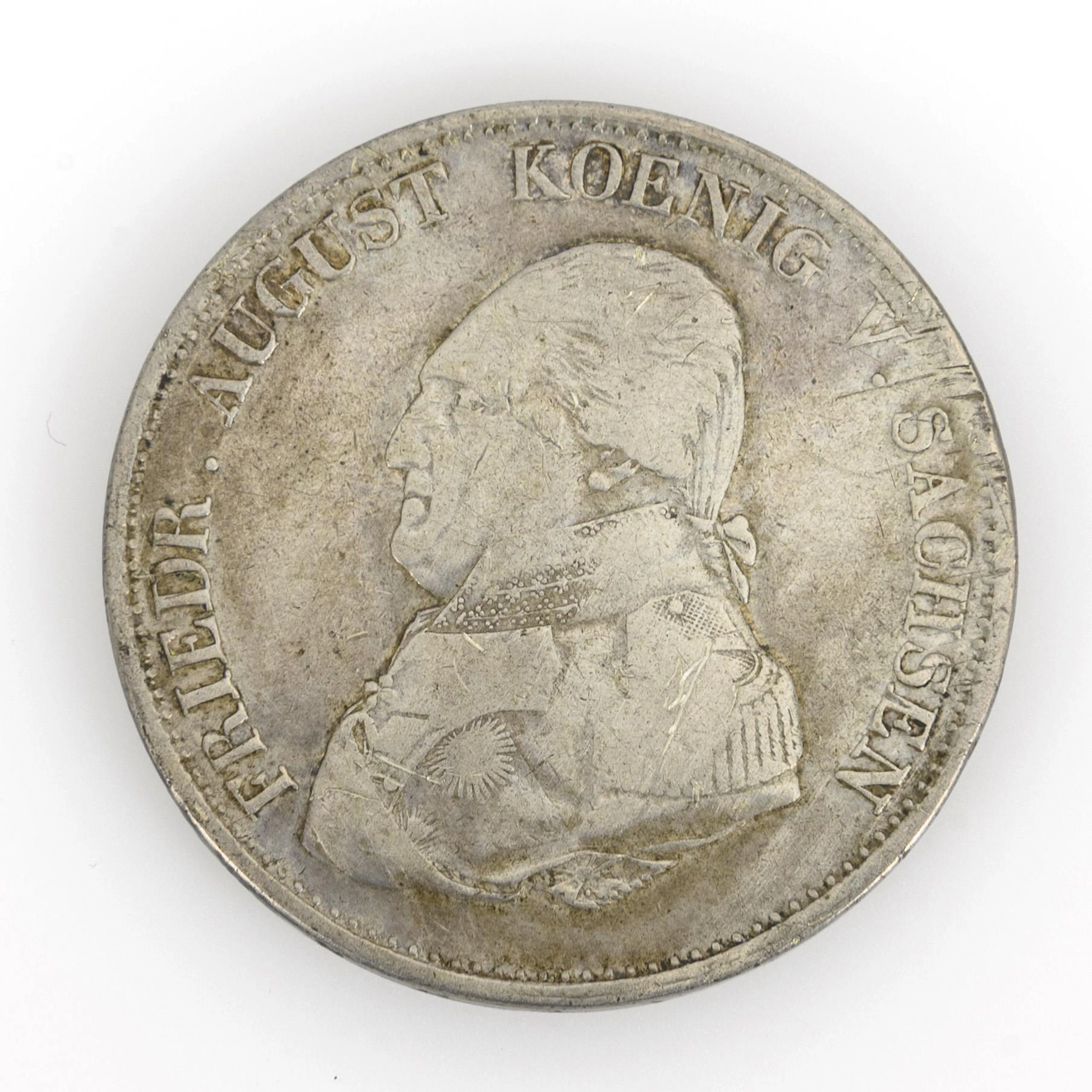 Convention Thaler Saxony 1822.