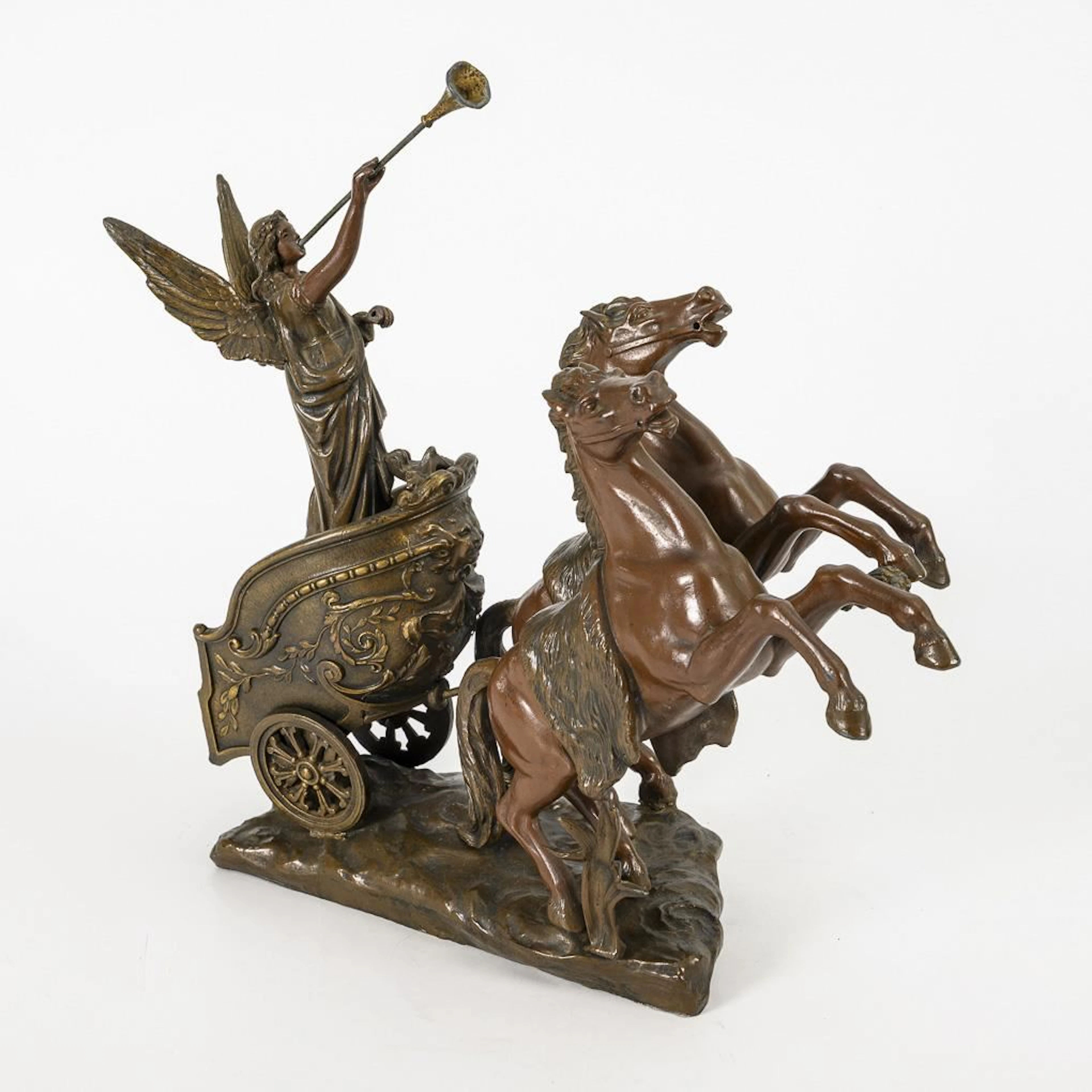 Chariot with Angel and Trumpet