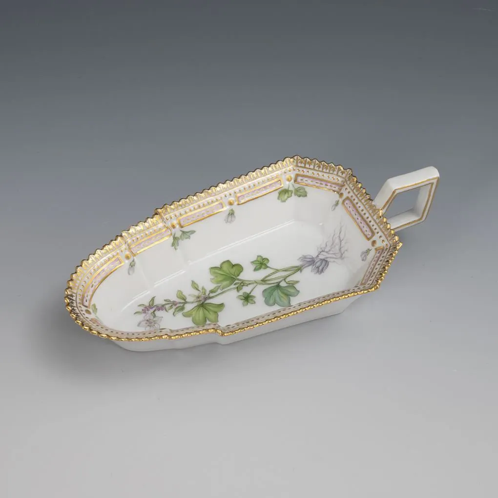 "Flora Danica" Butter Dispenser. Royal Copenhagen.