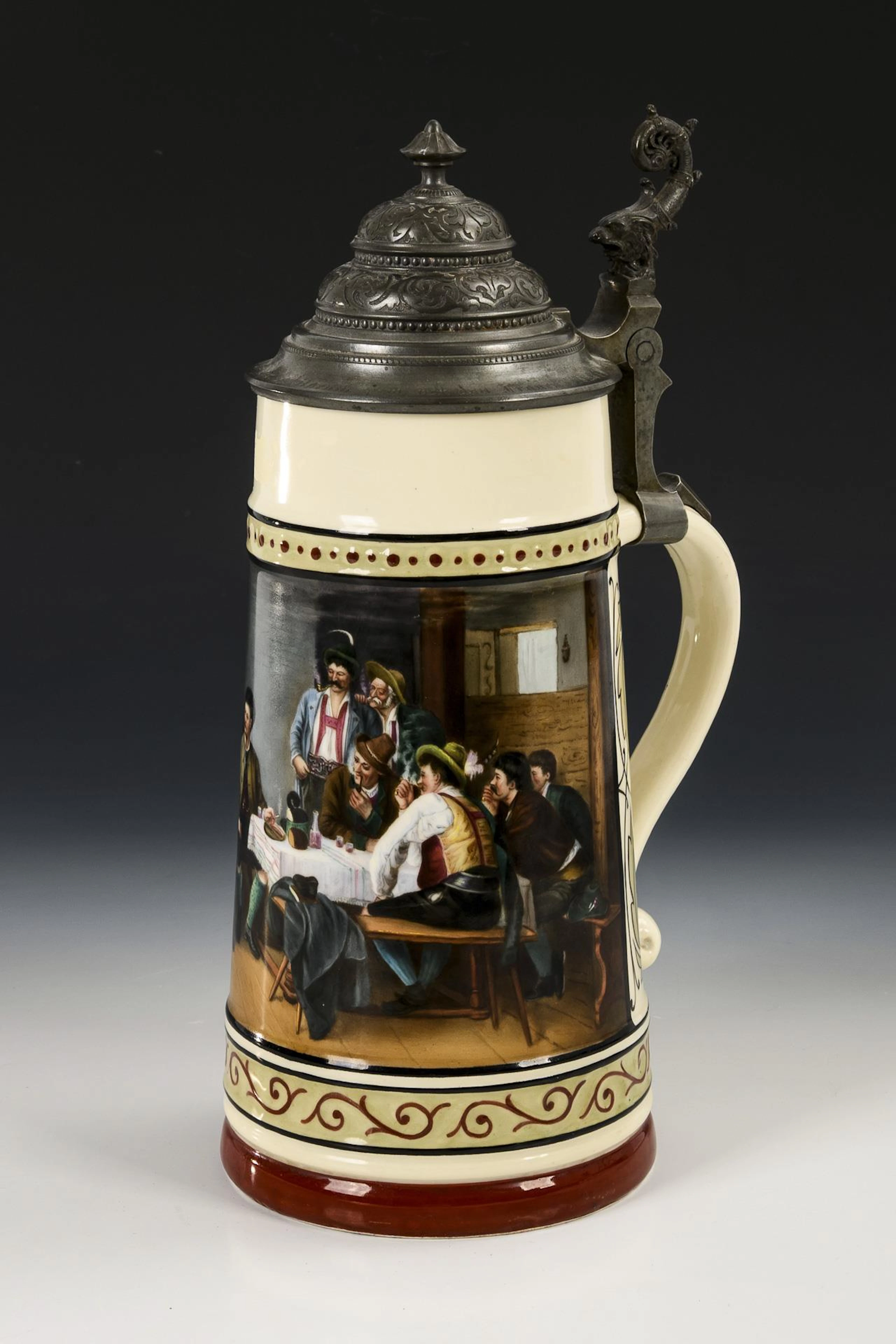 Large picture beer mug.