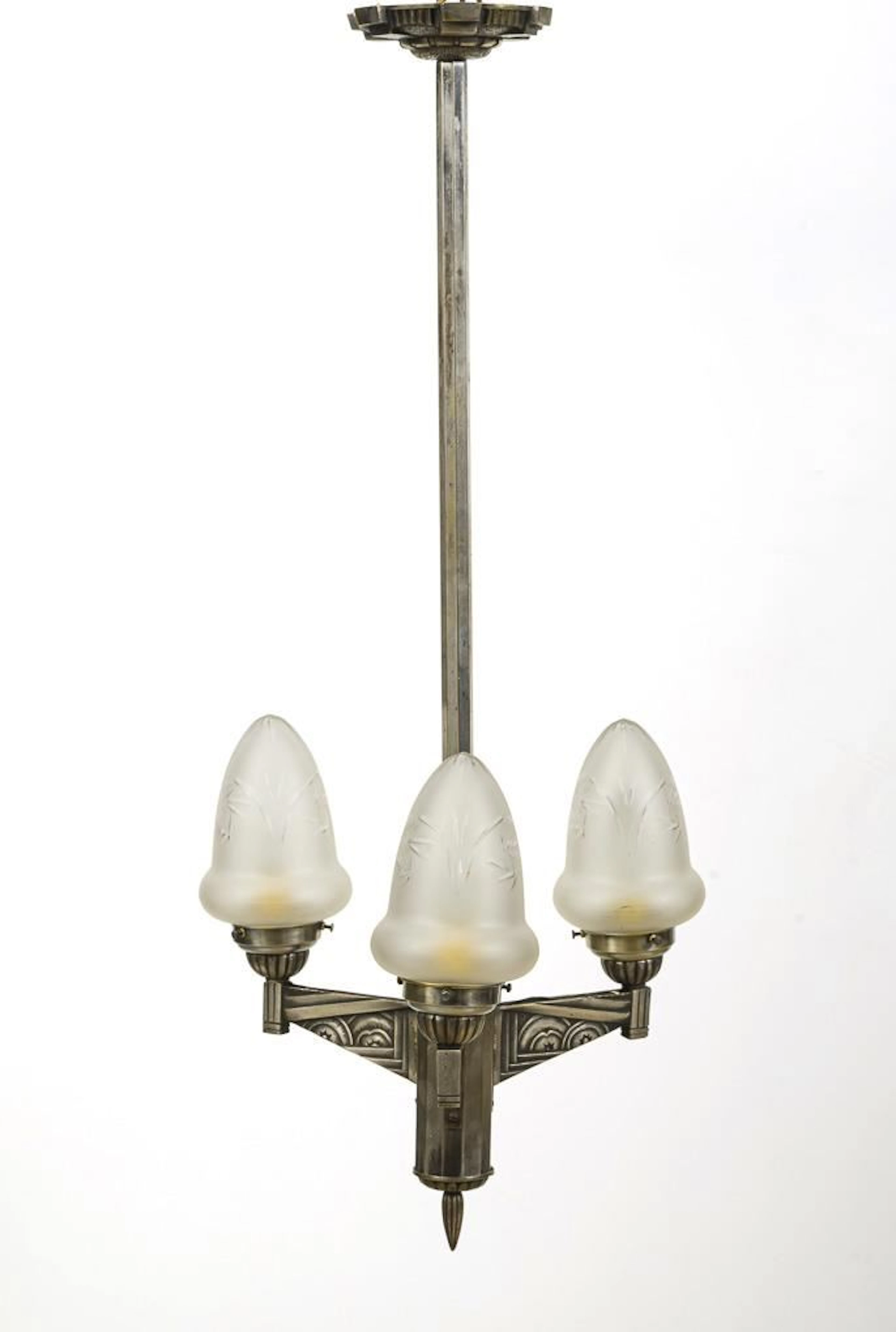 Art Deco ceiling lamp.