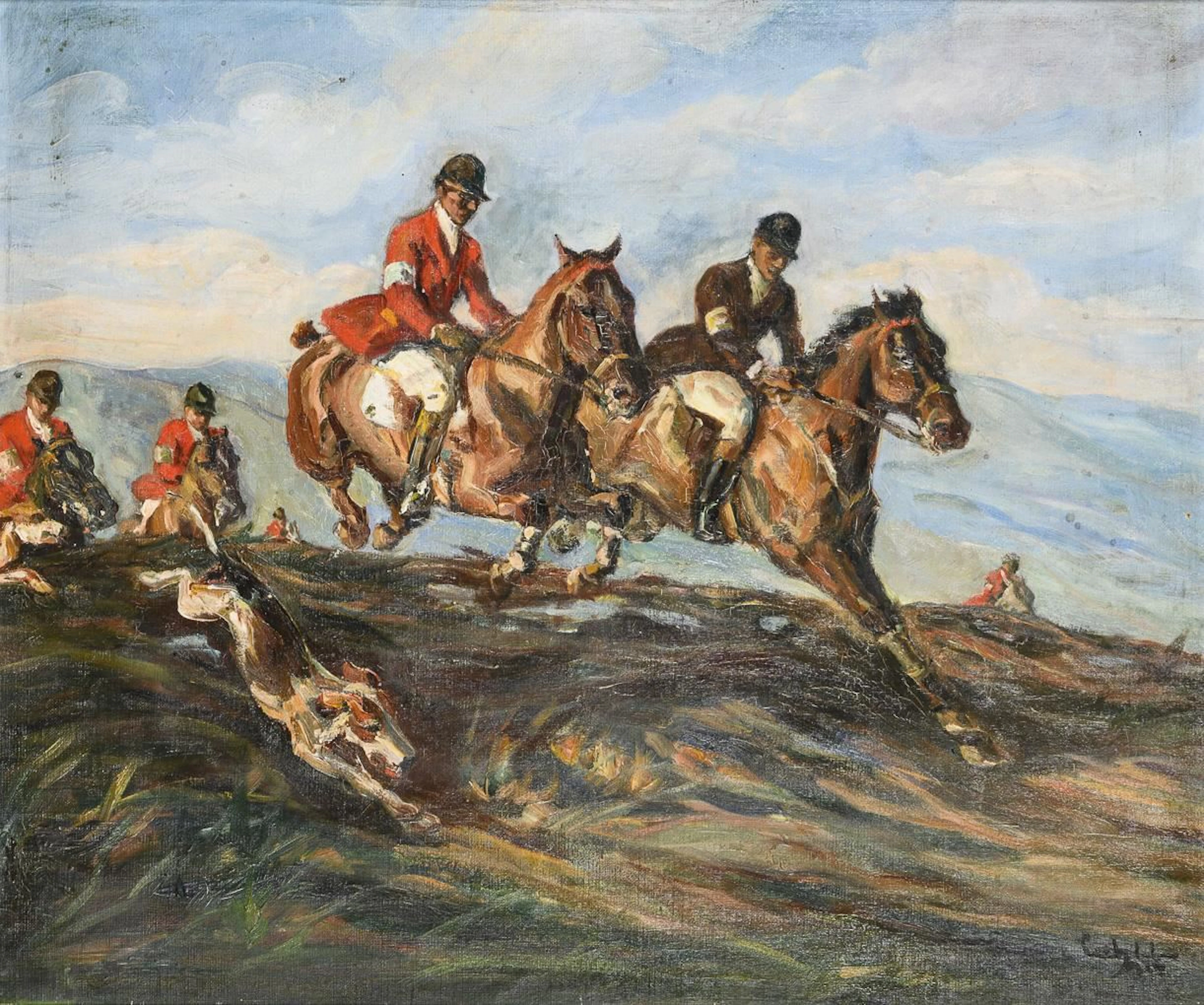 Indistinctly signed: Parforce Hunt