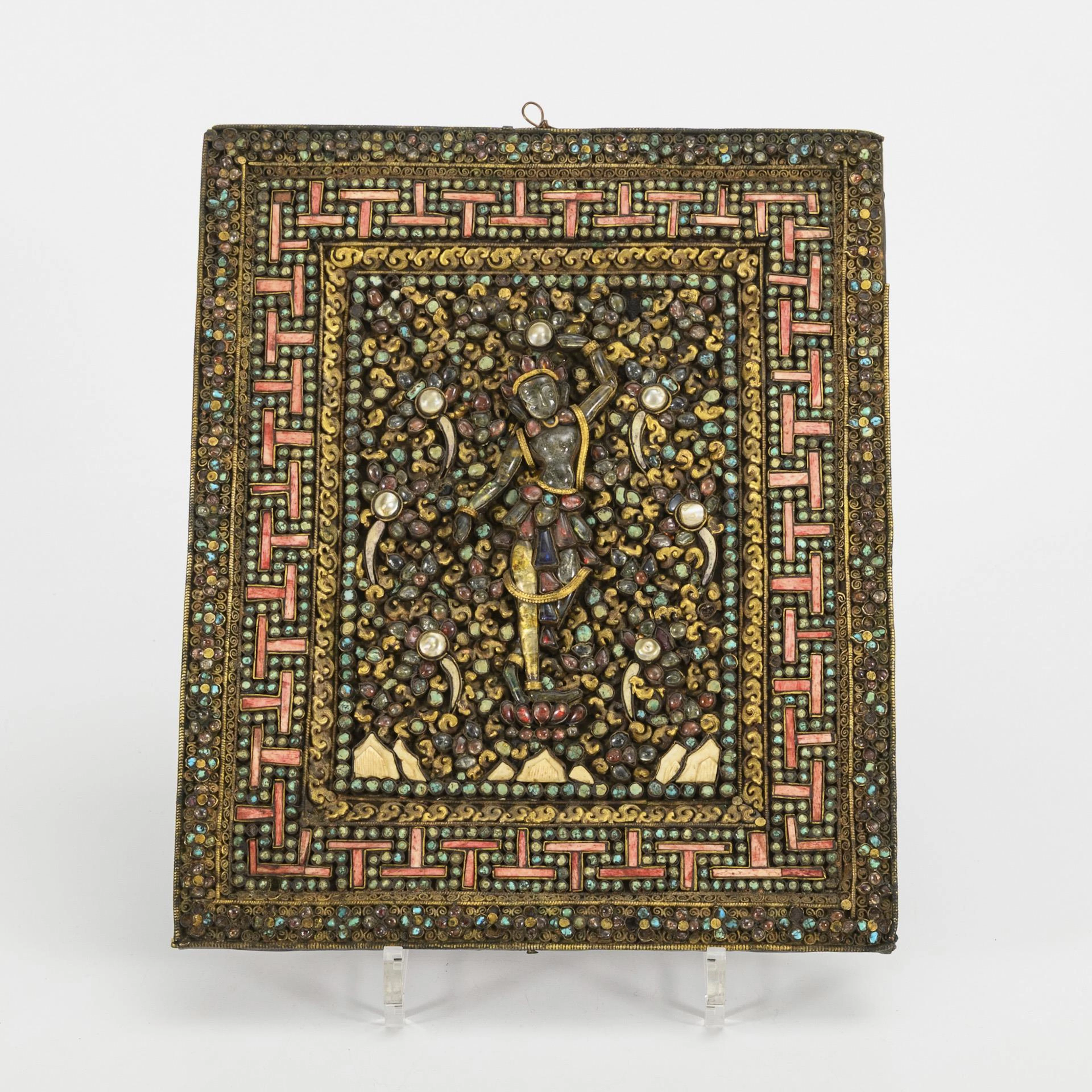 Mosaic panel with goddess.