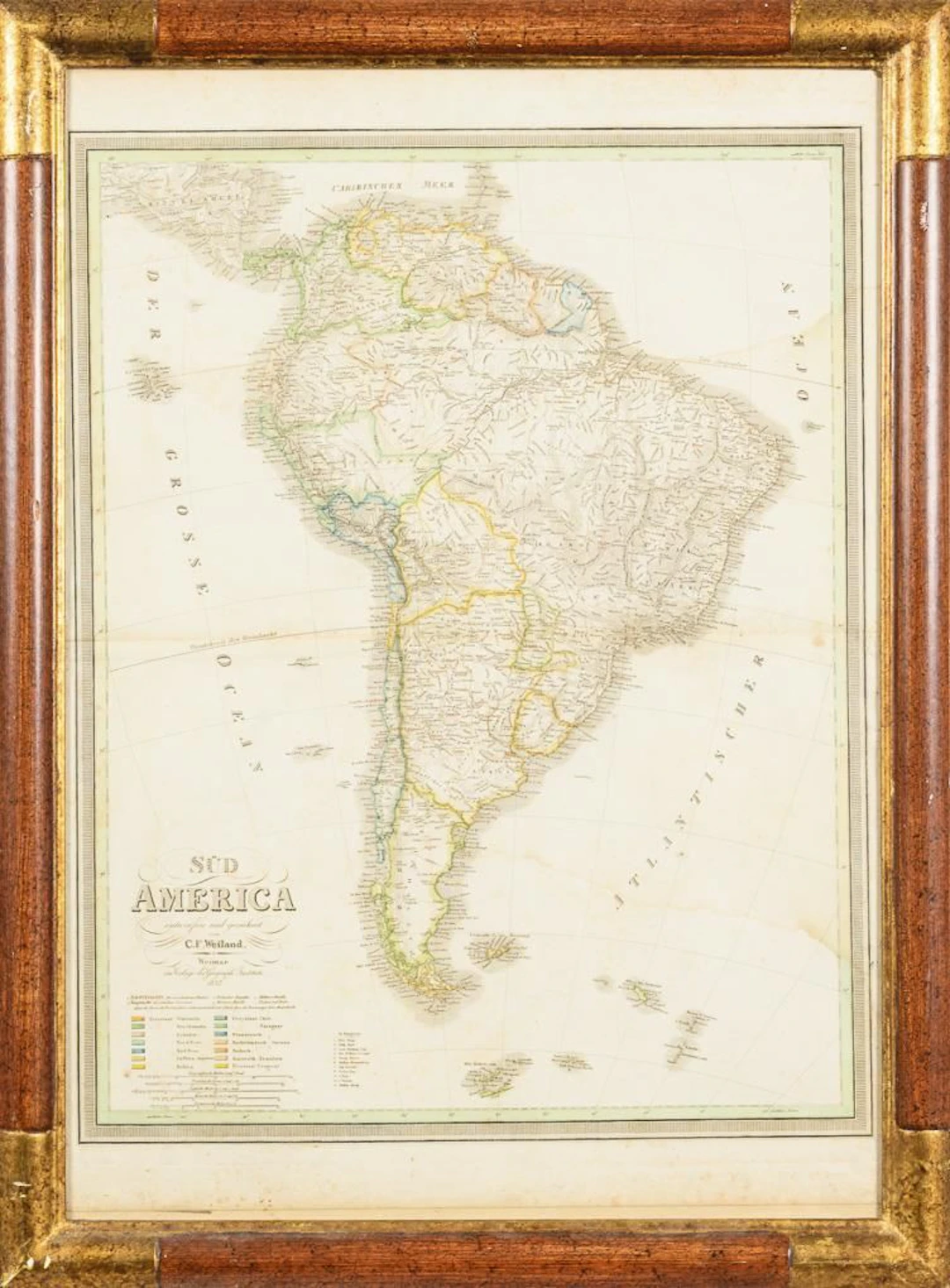 Map of South America