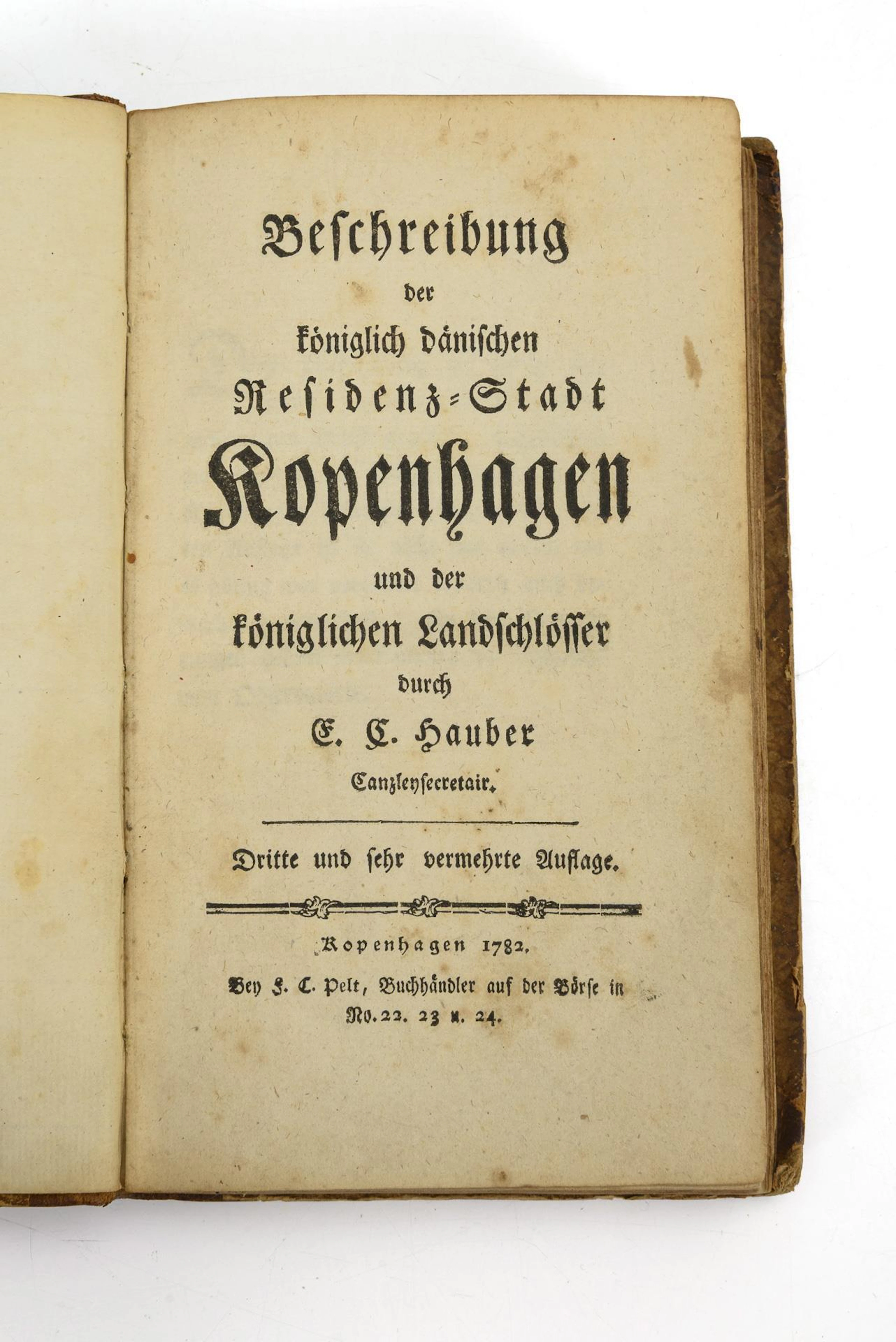 HAUBER, E.C, HAUBER, E.C, HAUBER, E.C, "Description of the royal Danish