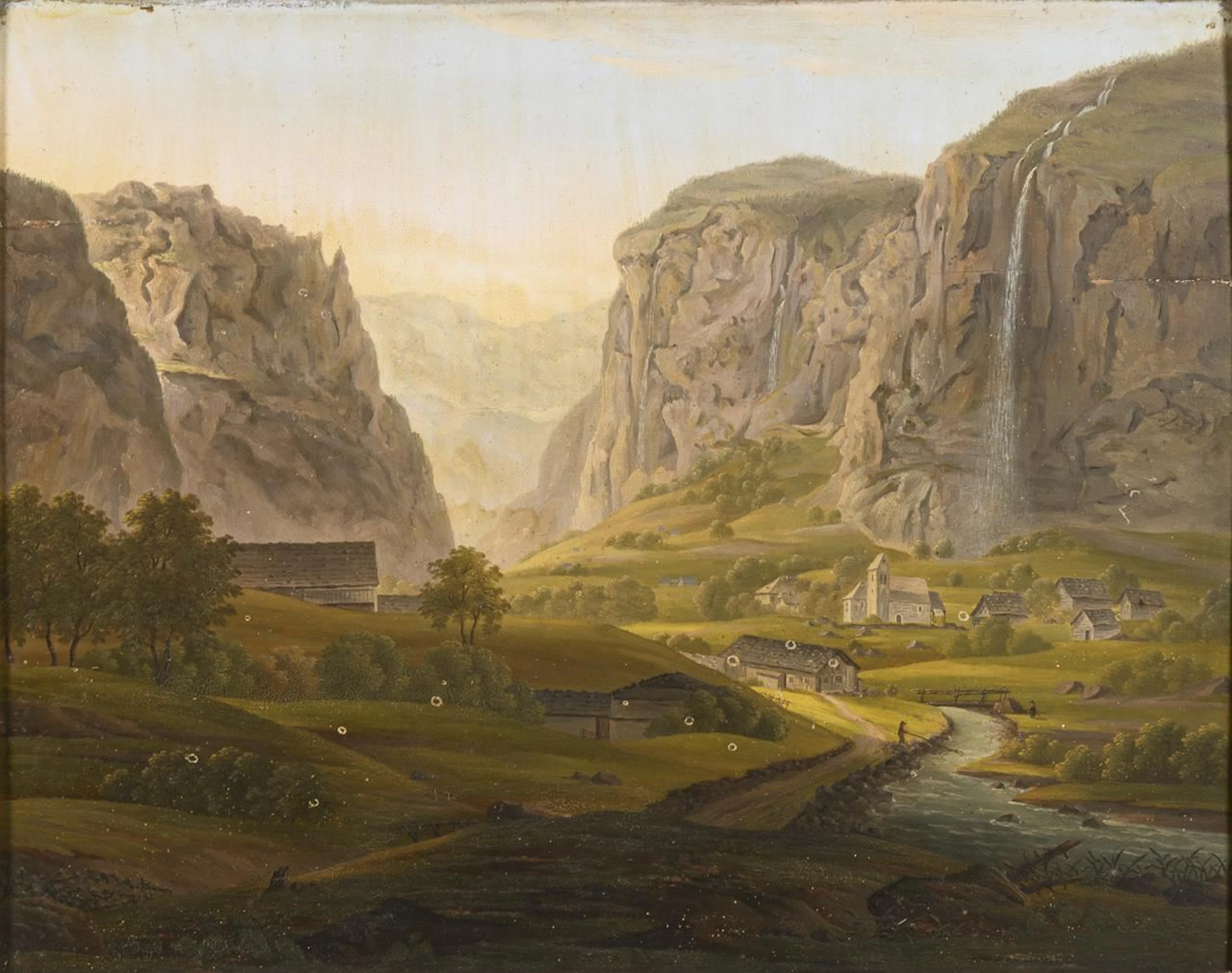 MILLER, Otto, MILLER, Otto, MILLER, Otto, Staubach Falls in the Bernese